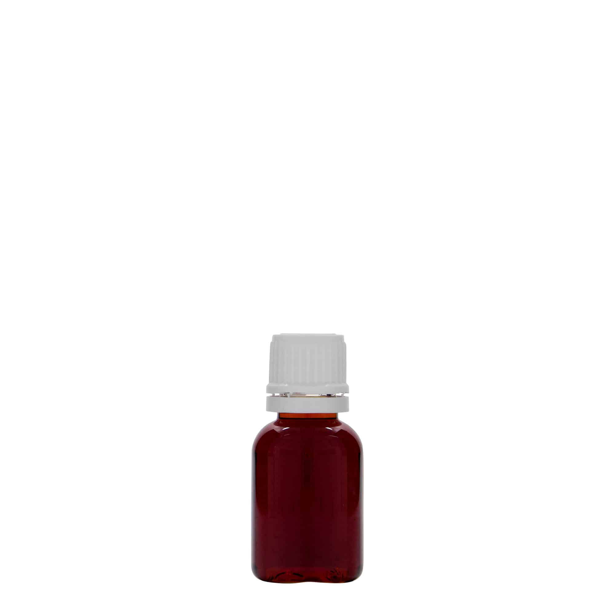 20 ml PET-medicinflaske 'Easy Living', plast, åbning: DIN 18