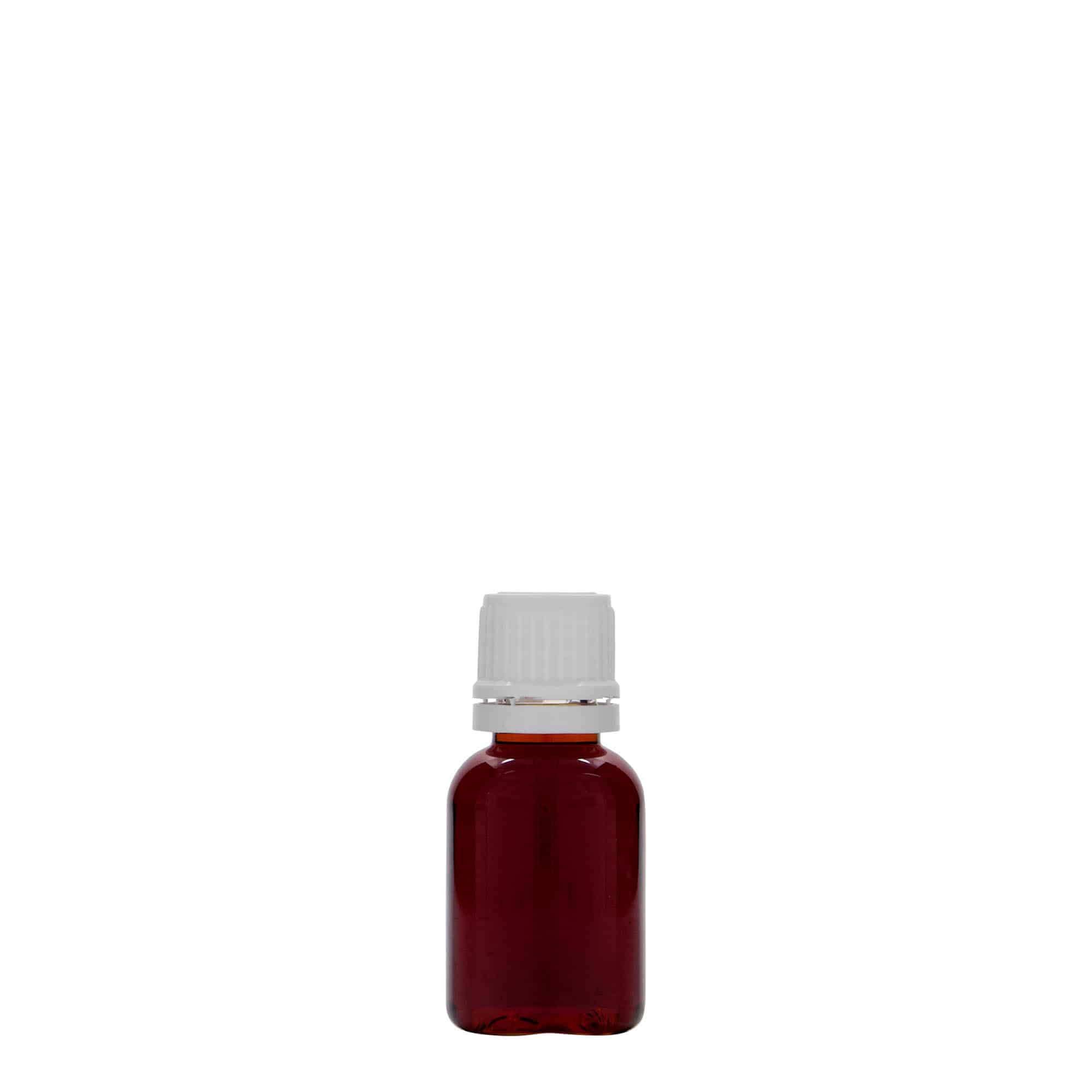 20 ml PET-medicinflaske 'Easy Living', plast, åbning: DIN 18