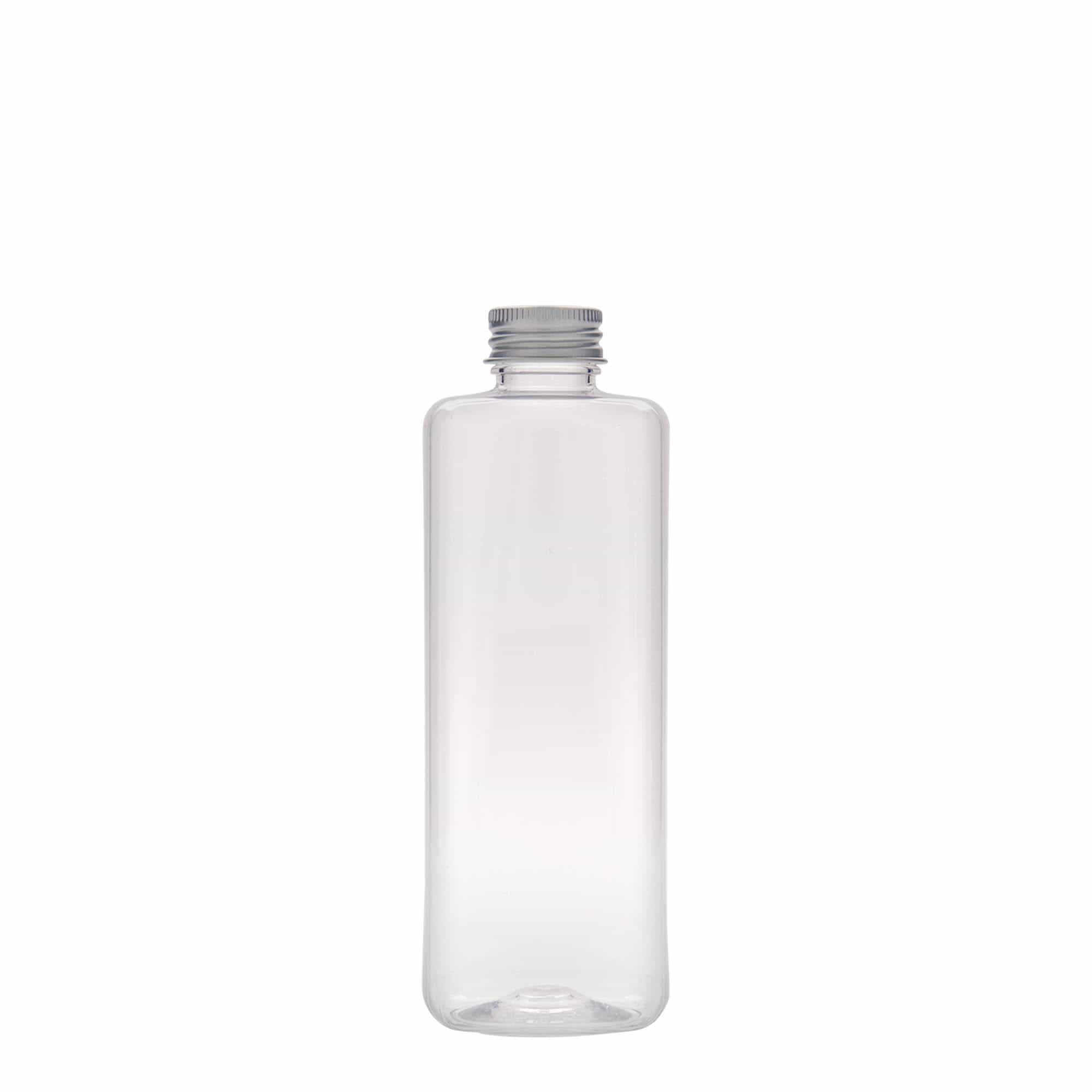 300 ml PET-flaske 'Karl', firkantet, plastik, tud: 24/410