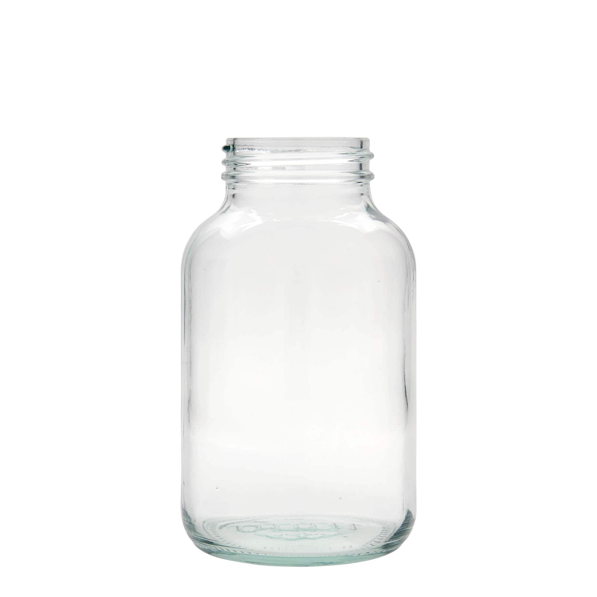 1.000 ml vidhalsglas, åbning: DIN 68
