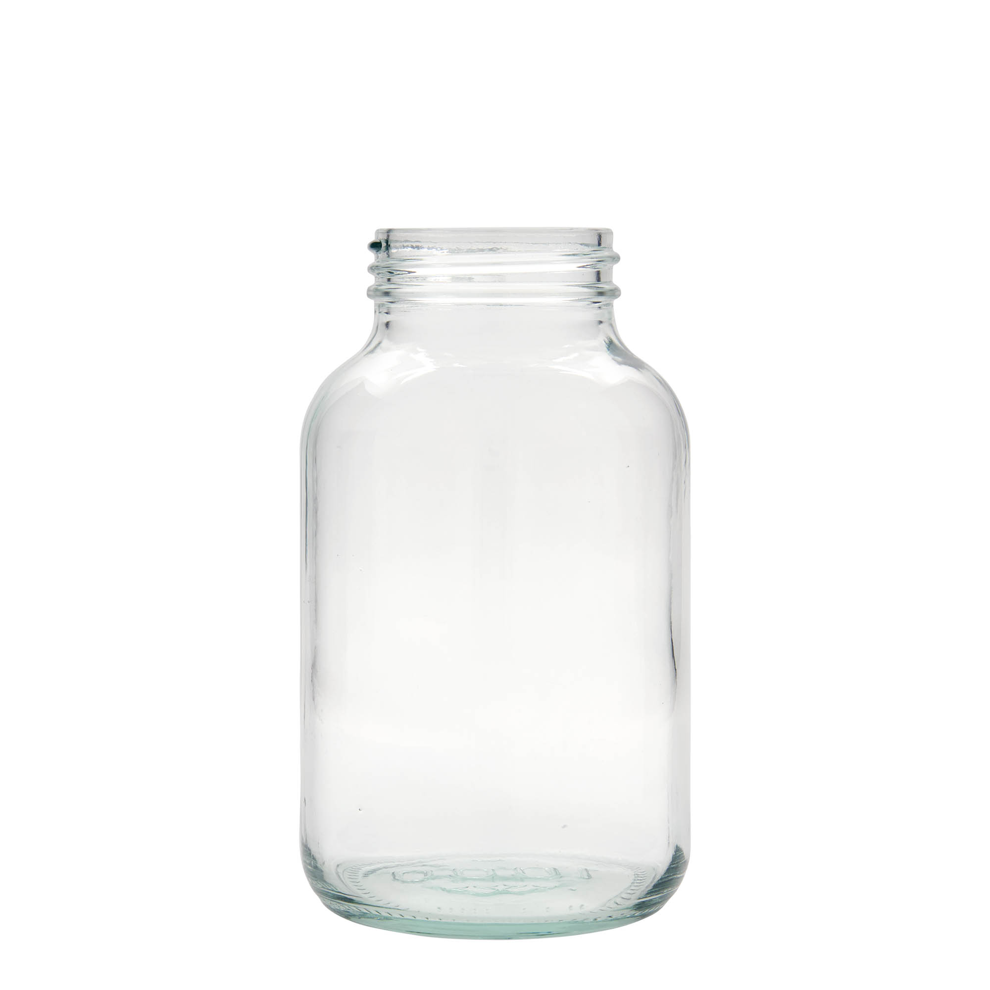1.000 ml vidhalsglas, åbning: DIN 68