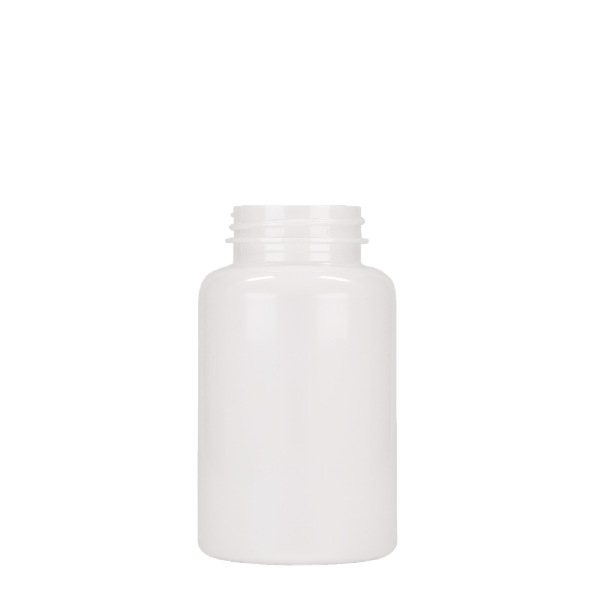 250 ml PET-beholder, plast, hvid, åbning: 45/400 250 ml PET-beholder, plast, hvid, åbning: 45/400