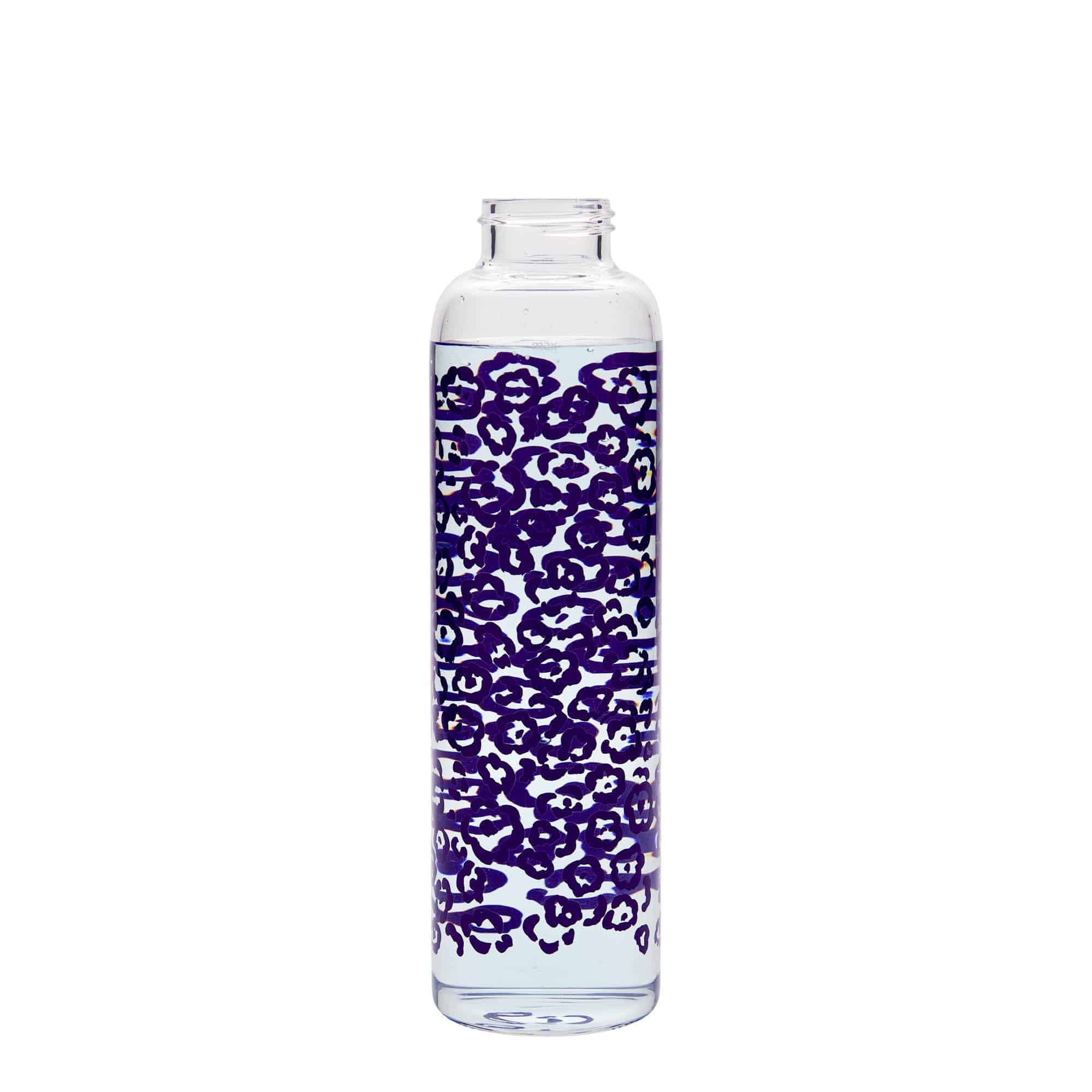 500 ml drikkeflaske 'Perseus - Lilla blomster', åbning: skruelåg
