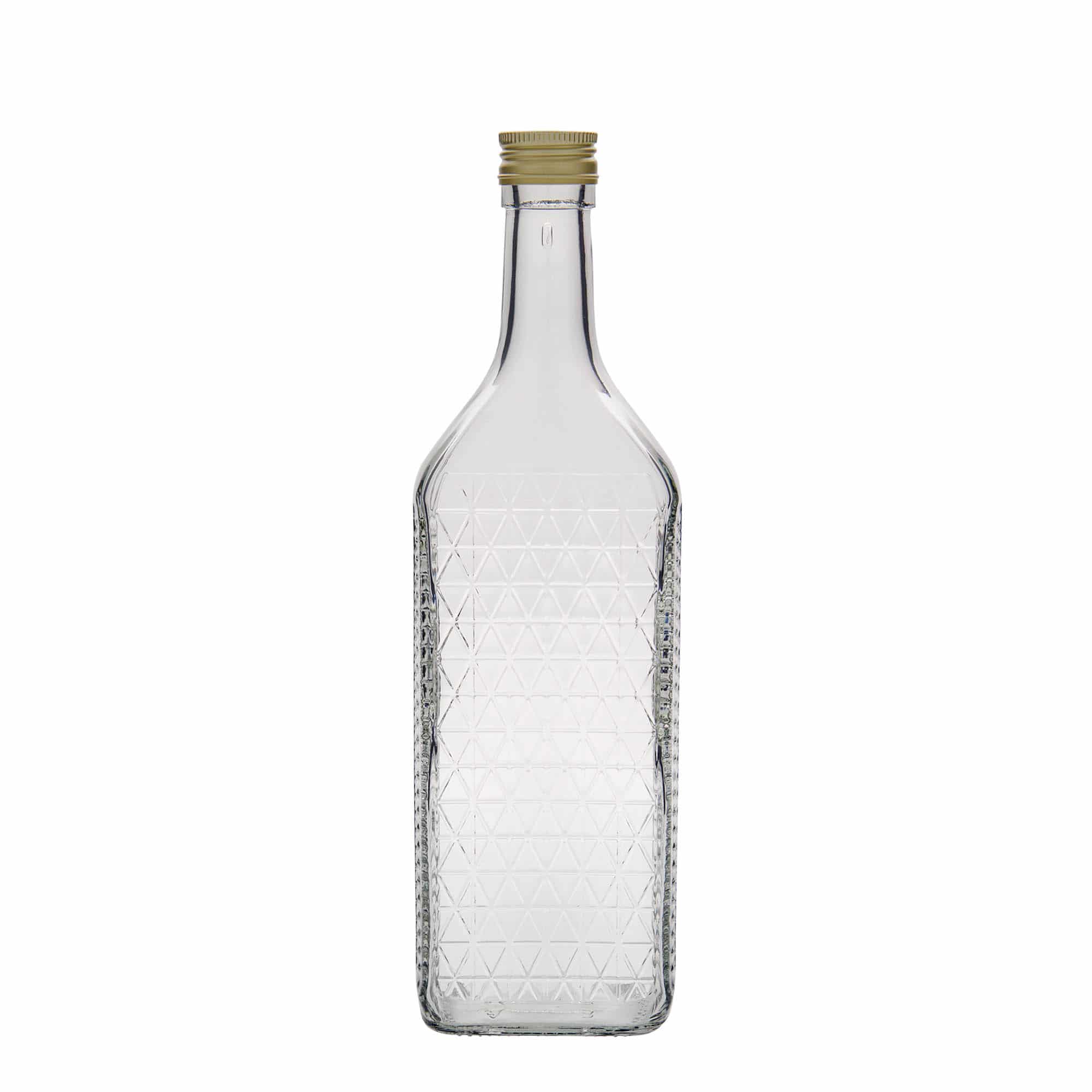 700 ml glasflaske 'Caruso', firkantet, åbning: PP 31,5