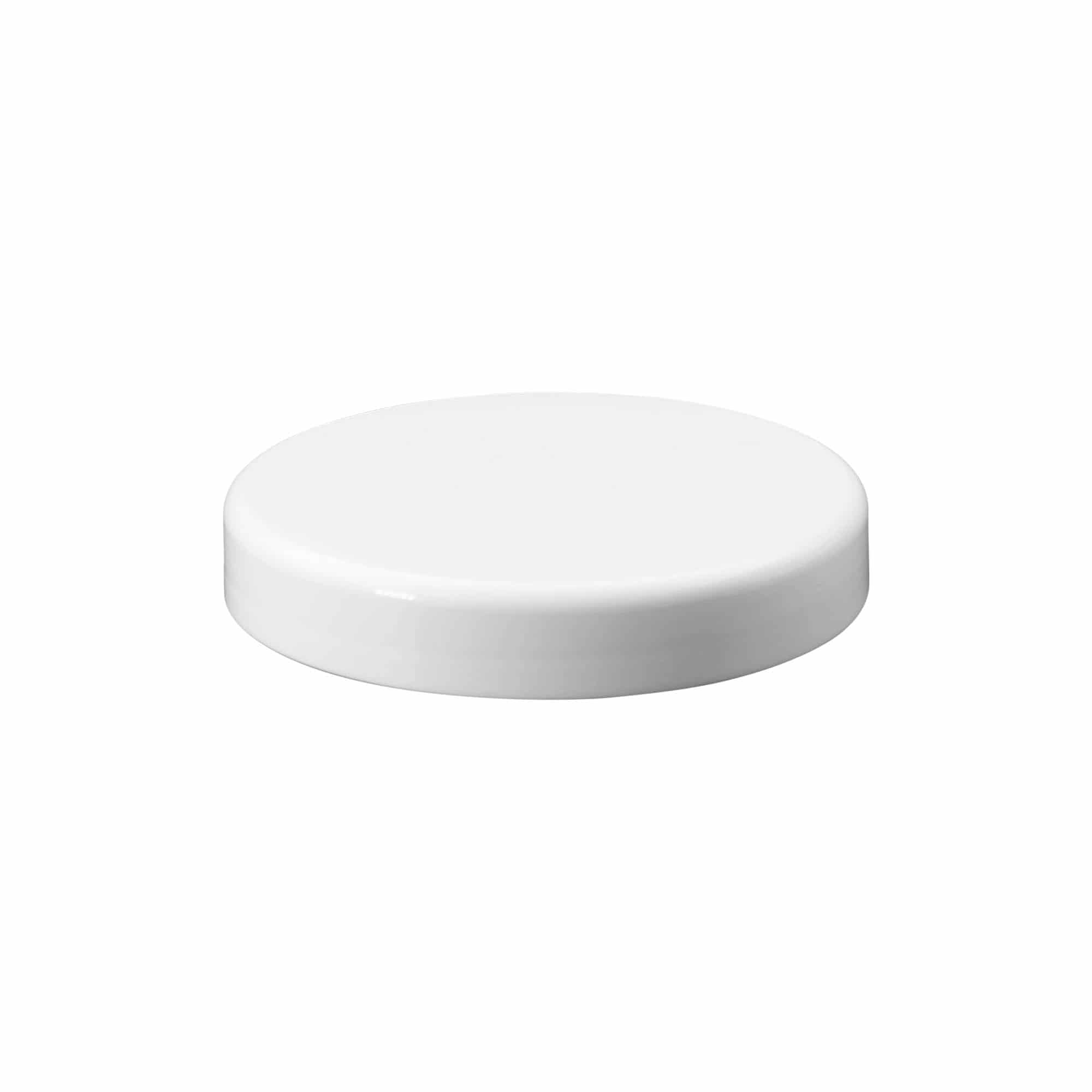 Skruelåg, PP-plast, hvid, til åbning: 100/400