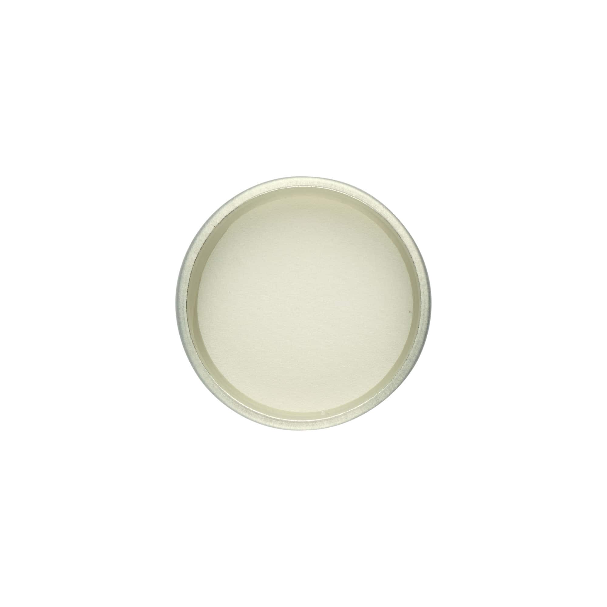 Skruelåg, metal, sølv, til åbning: GPI 33/400 Skruelåg, metal, sølv, til åbning: GPI 33/400