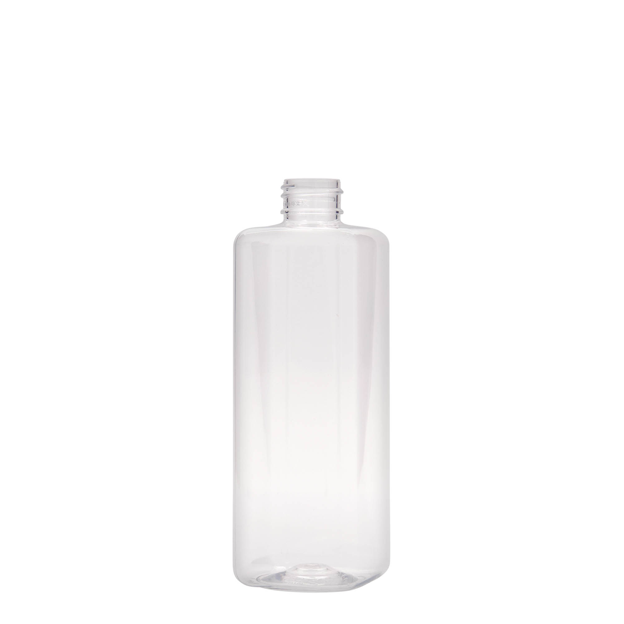 300 ml PET-flaske 'Karl', firkantet, plastik, tud: 24/410