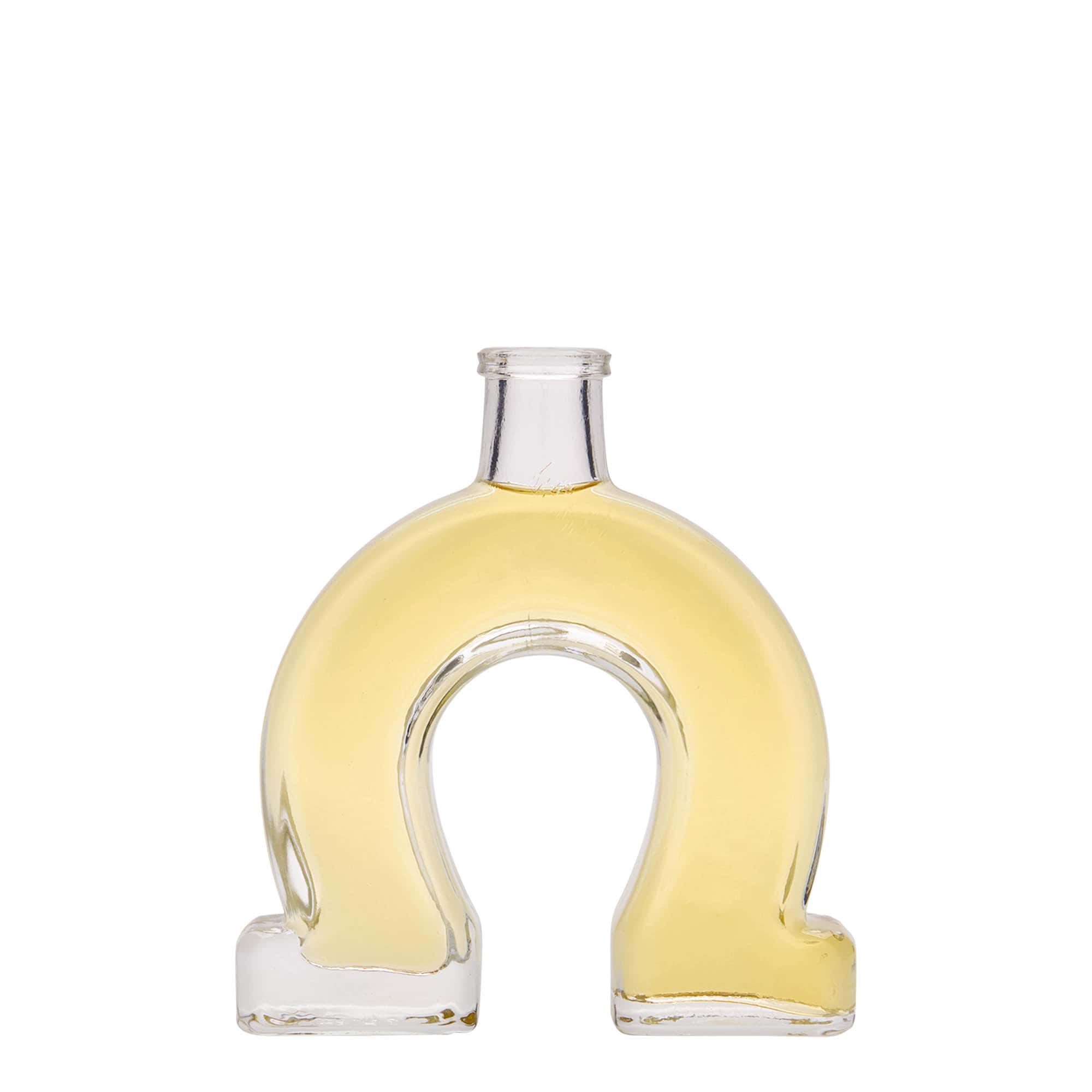 100 ml glasflaske 'Hestesko', åbning: Kork