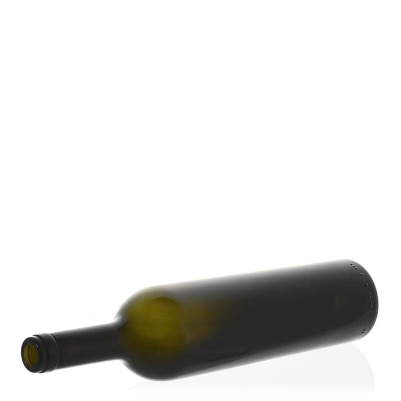750 ml vinflaske 'Liberty', antikgrøn, åbning: Kork