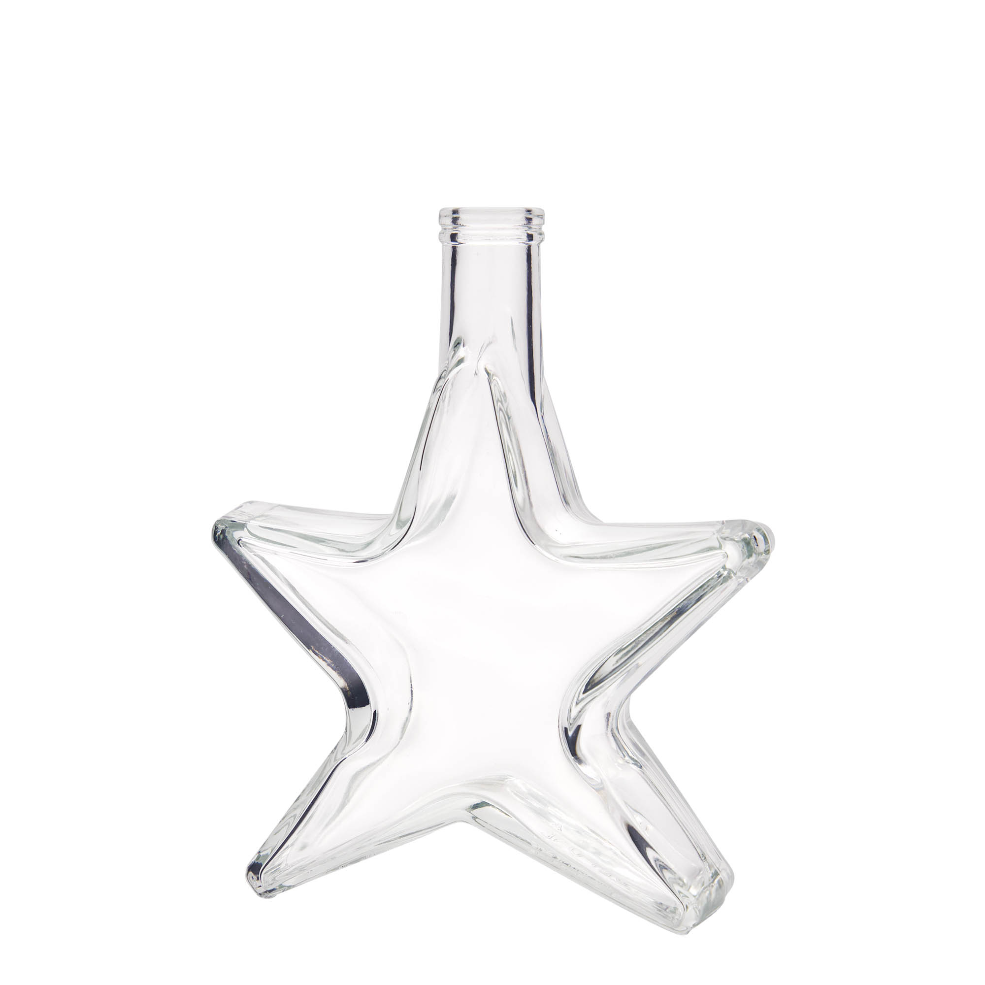 350 ml glasflaske 'Stjerne', åbning: kork 350 ml glasflaske 'Stjerne', åbning: kork