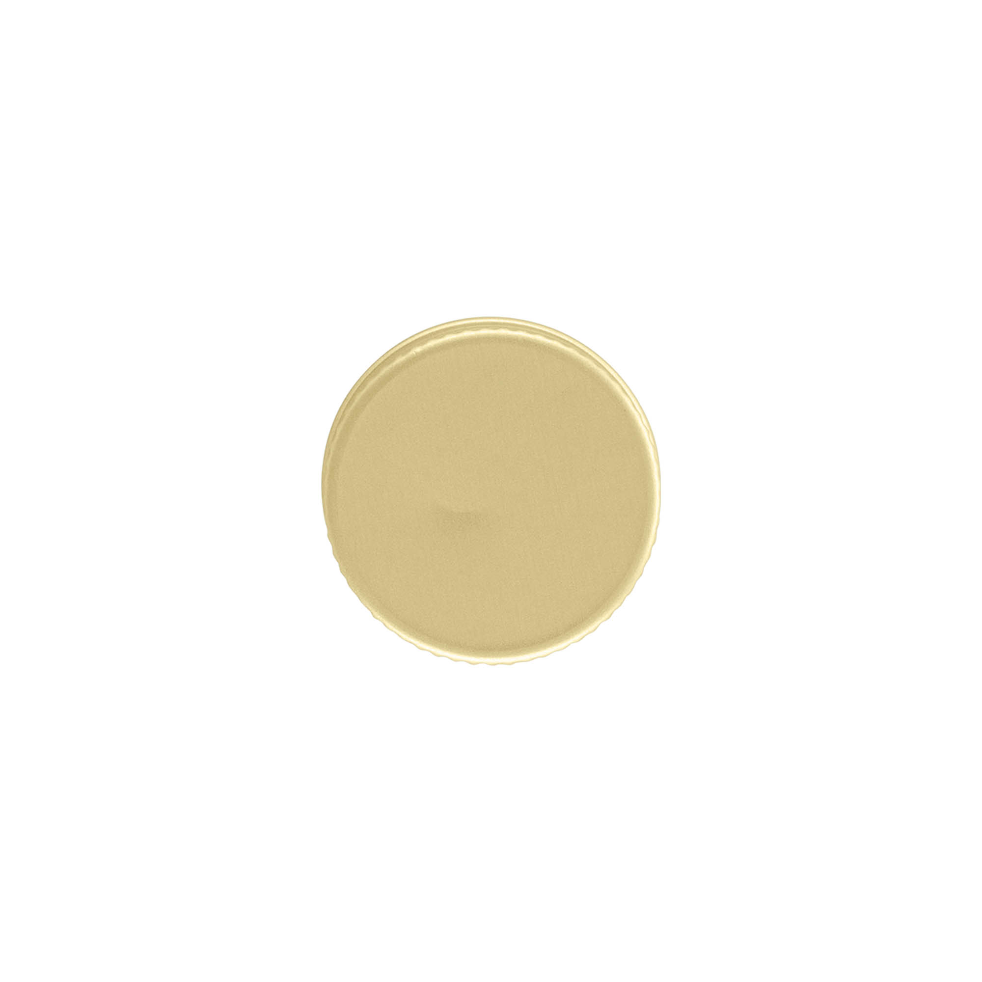 Skruelåg, metal, guld, til munding: PP 31,5 Skruelåg, metal, guld, til munding: PP 31,5