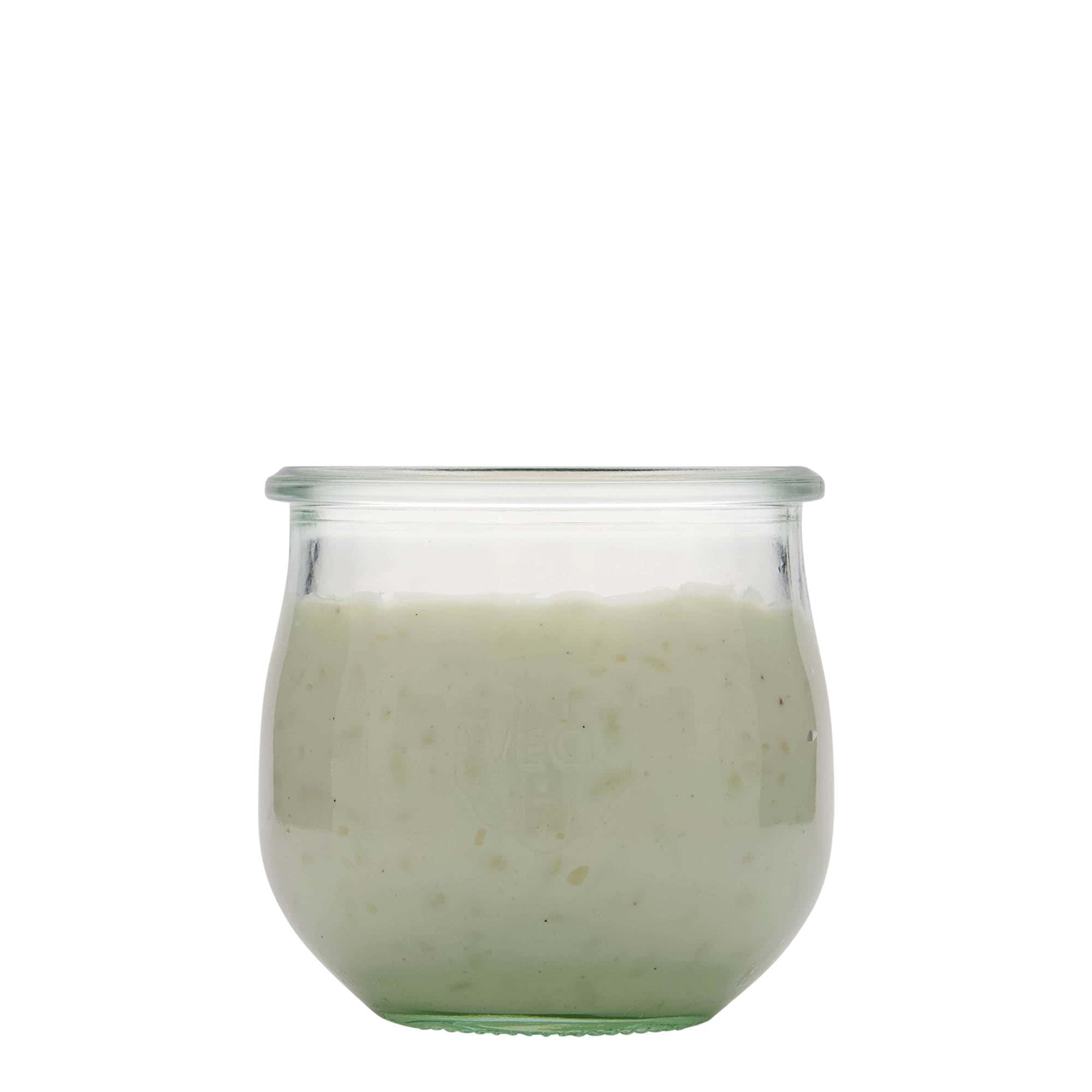 370 ml WECK-tulipanglas, åbning: Rund kant