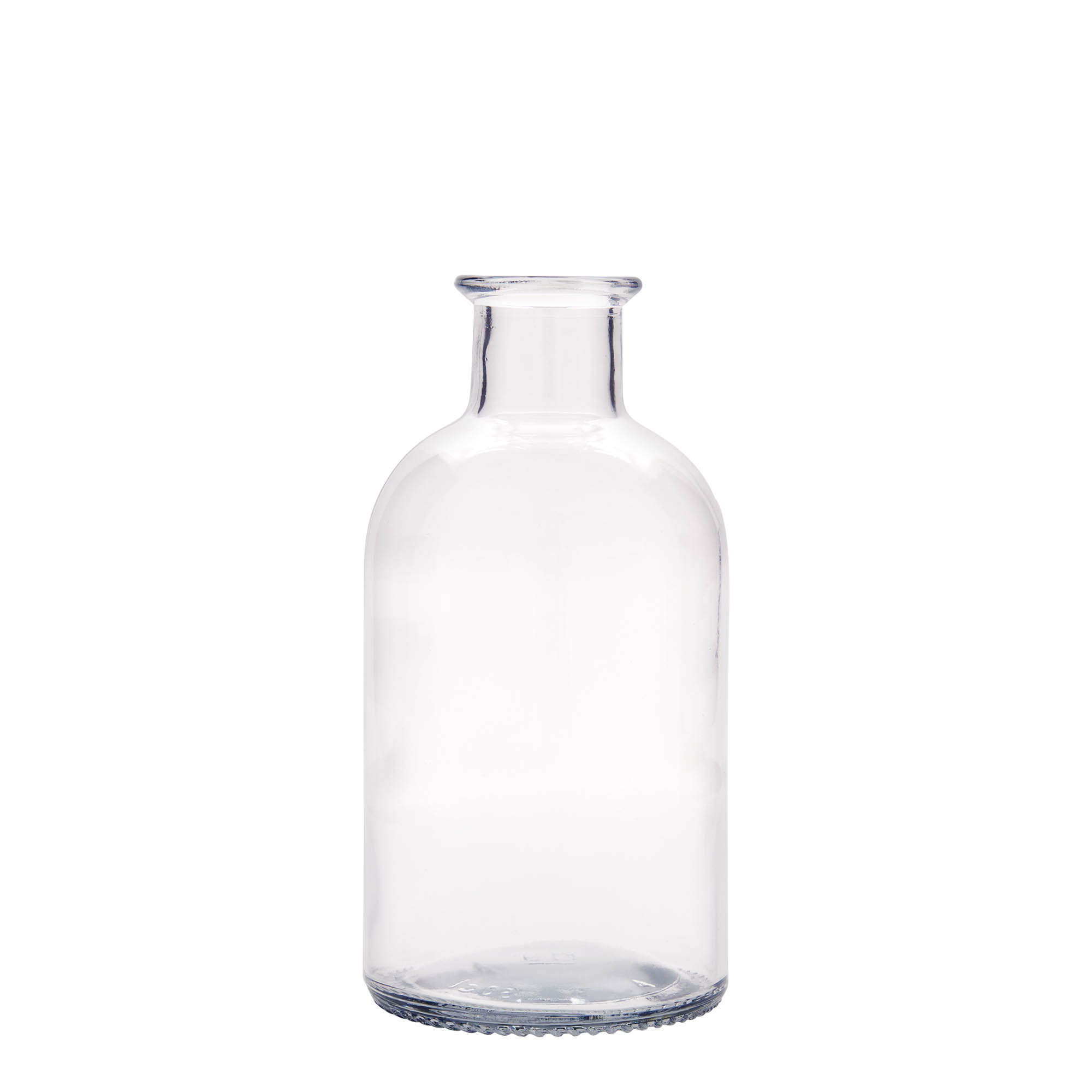 500 ml glasflaske apoteker 'Italia', åbning: kork