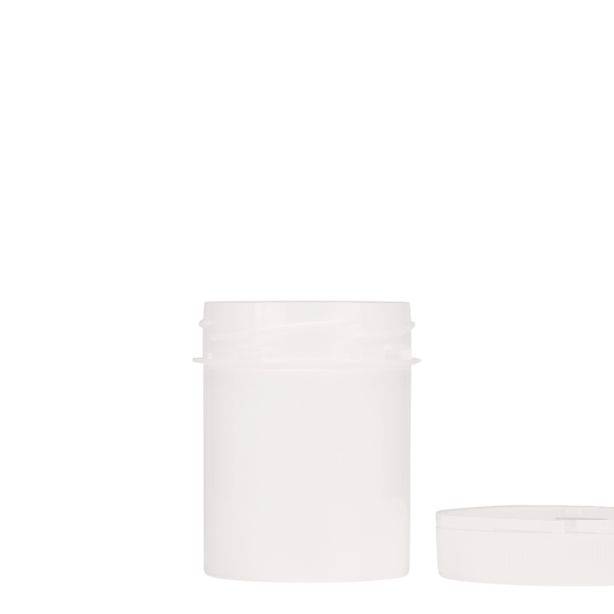 150 ml plastdåse 'Securilock', PP, hvid, åbning: skruelåg