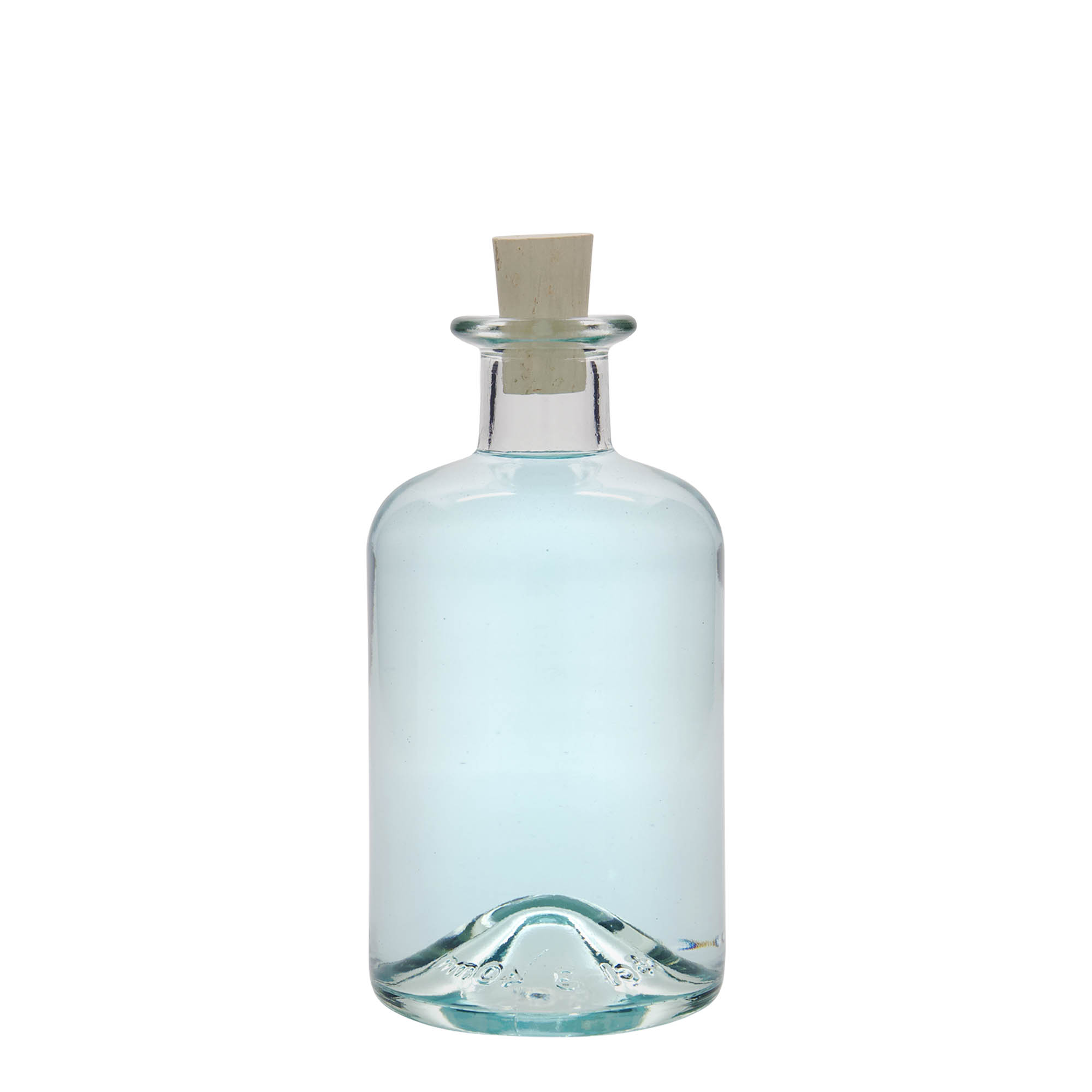 350 ml glasflaske apoteker, munding: kork