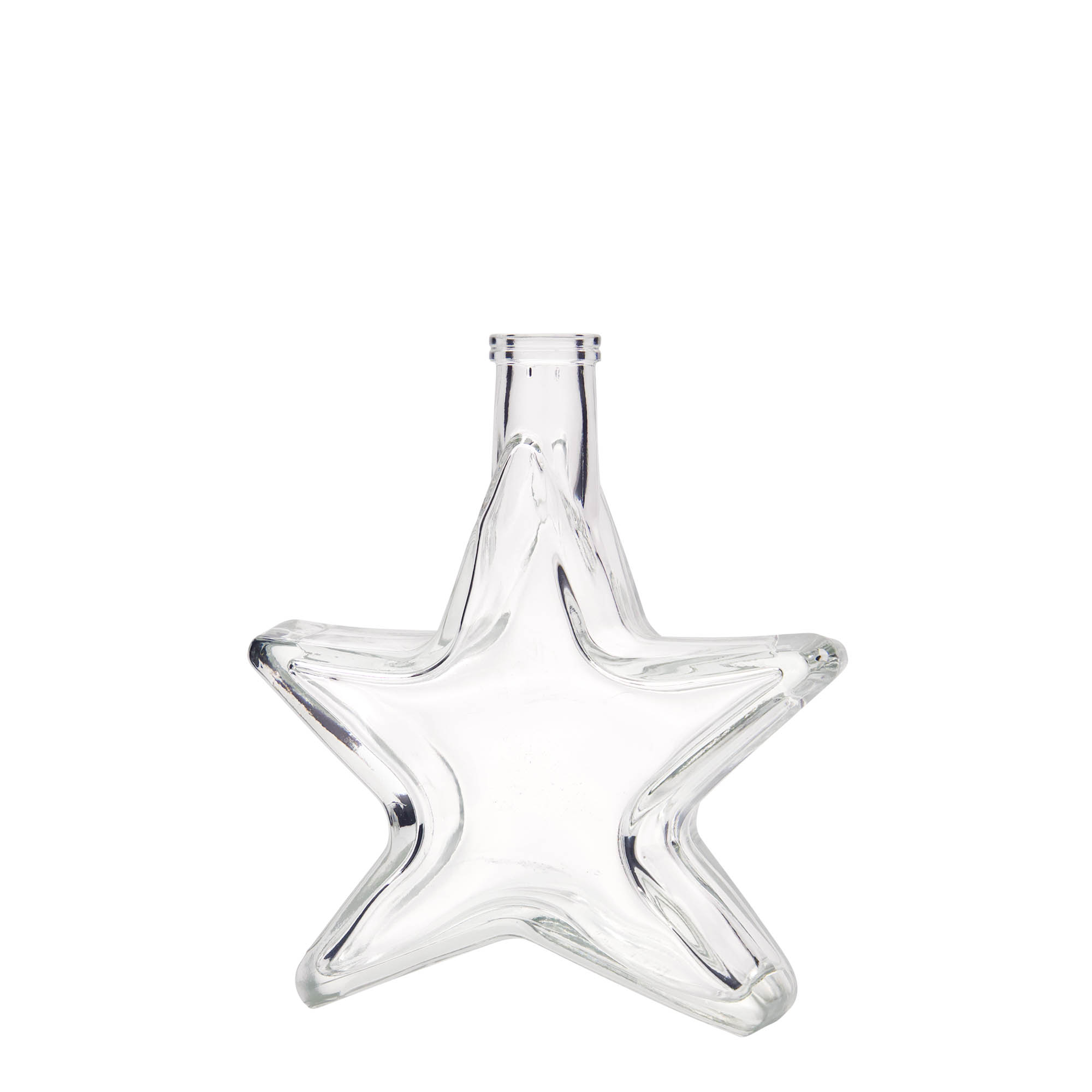 200 ml glasflaske 'Stjerne', åbning: kork