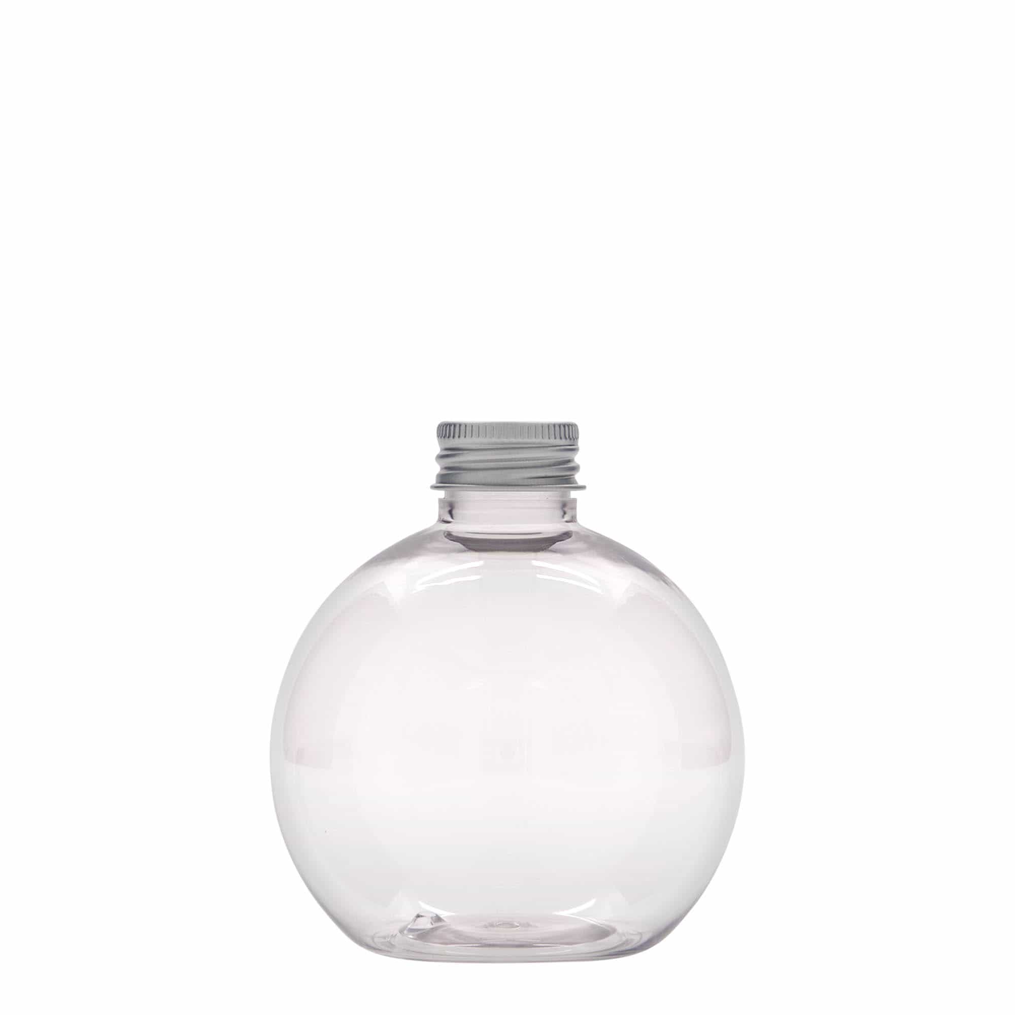 250 ml PET-flaske 'Perry', rund, plast, åbning: GPI 24/410 250 ml PET-flaske 'Perry', rund, plast, åbning: GPI 24/410