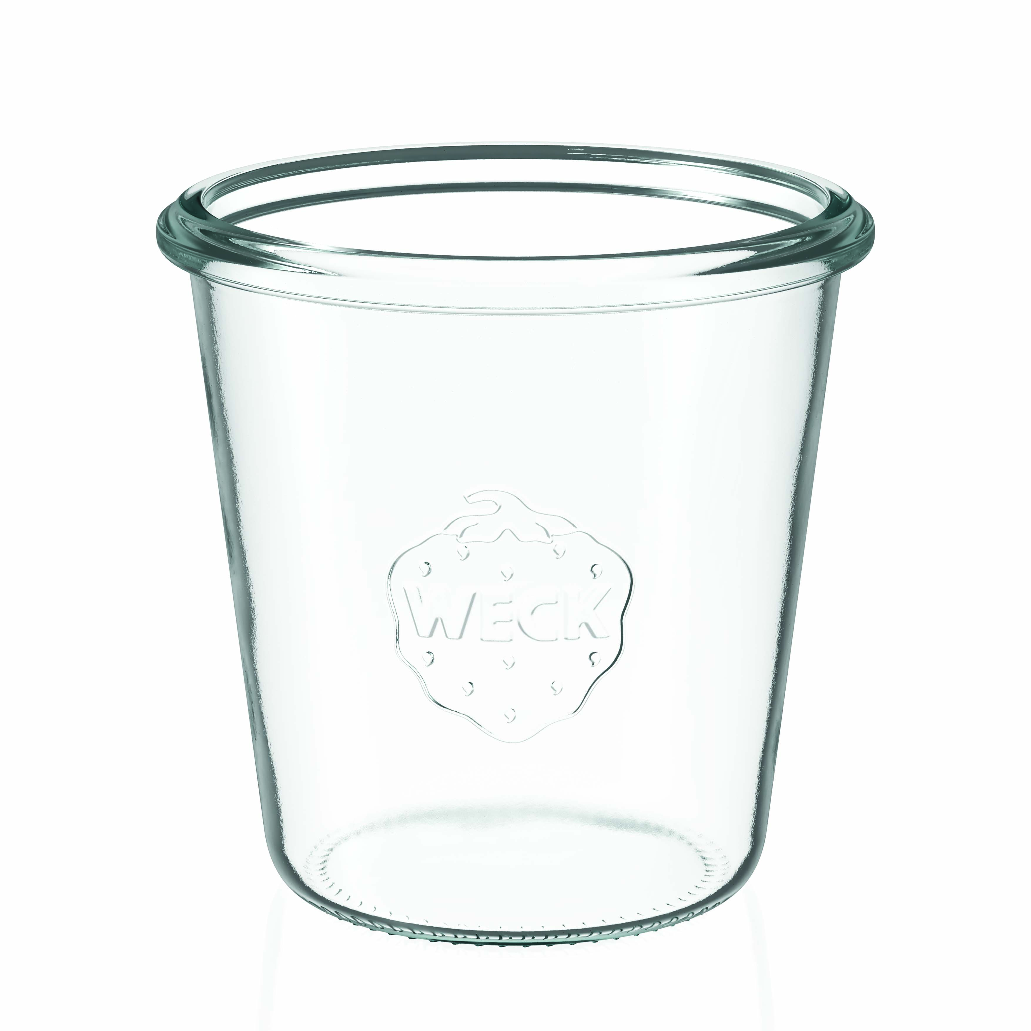 6x 290 ml WECK-sturzgas høj med glaslåg RR 80
