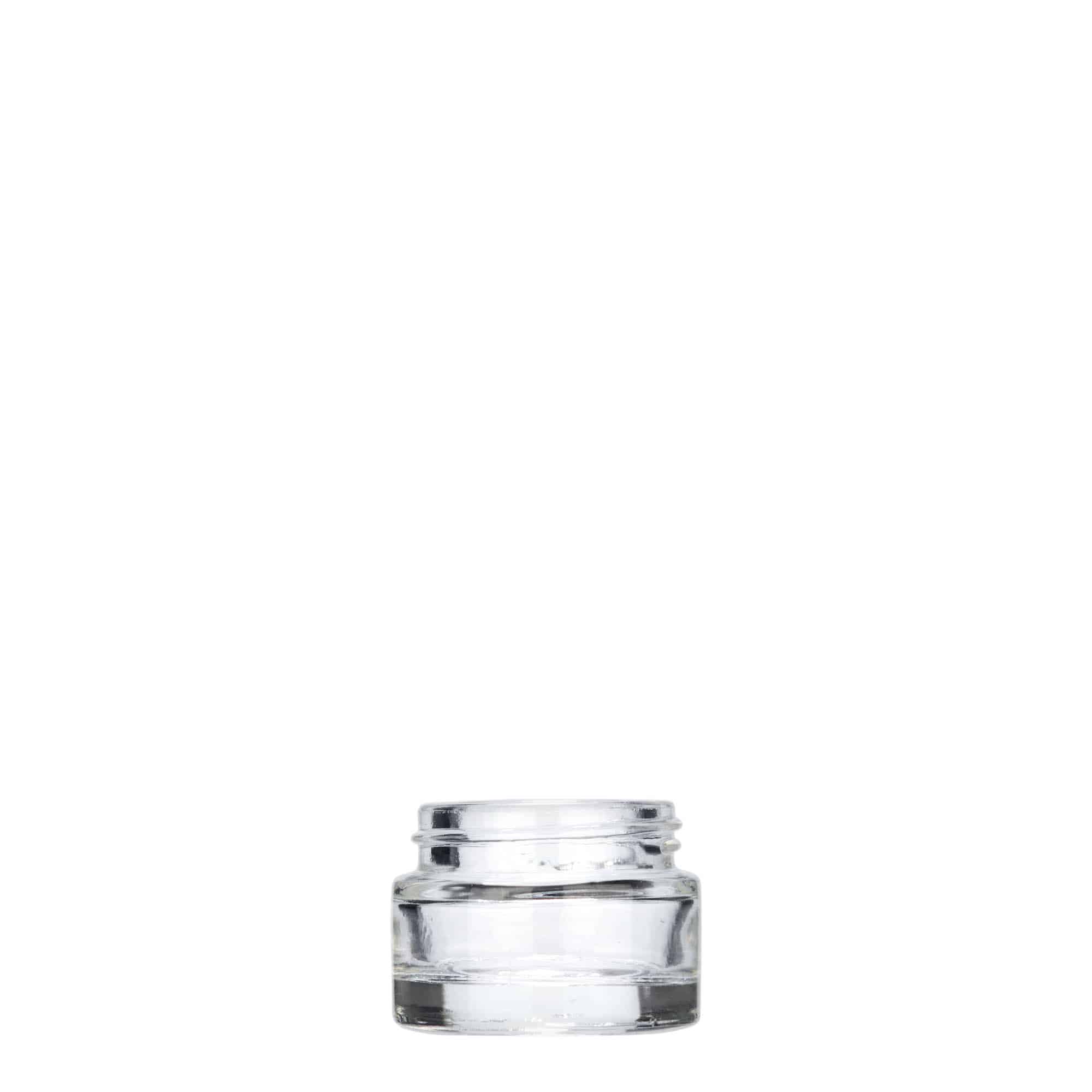 5 ml krukke 'Beauty', glas, åbning: skruelåg
