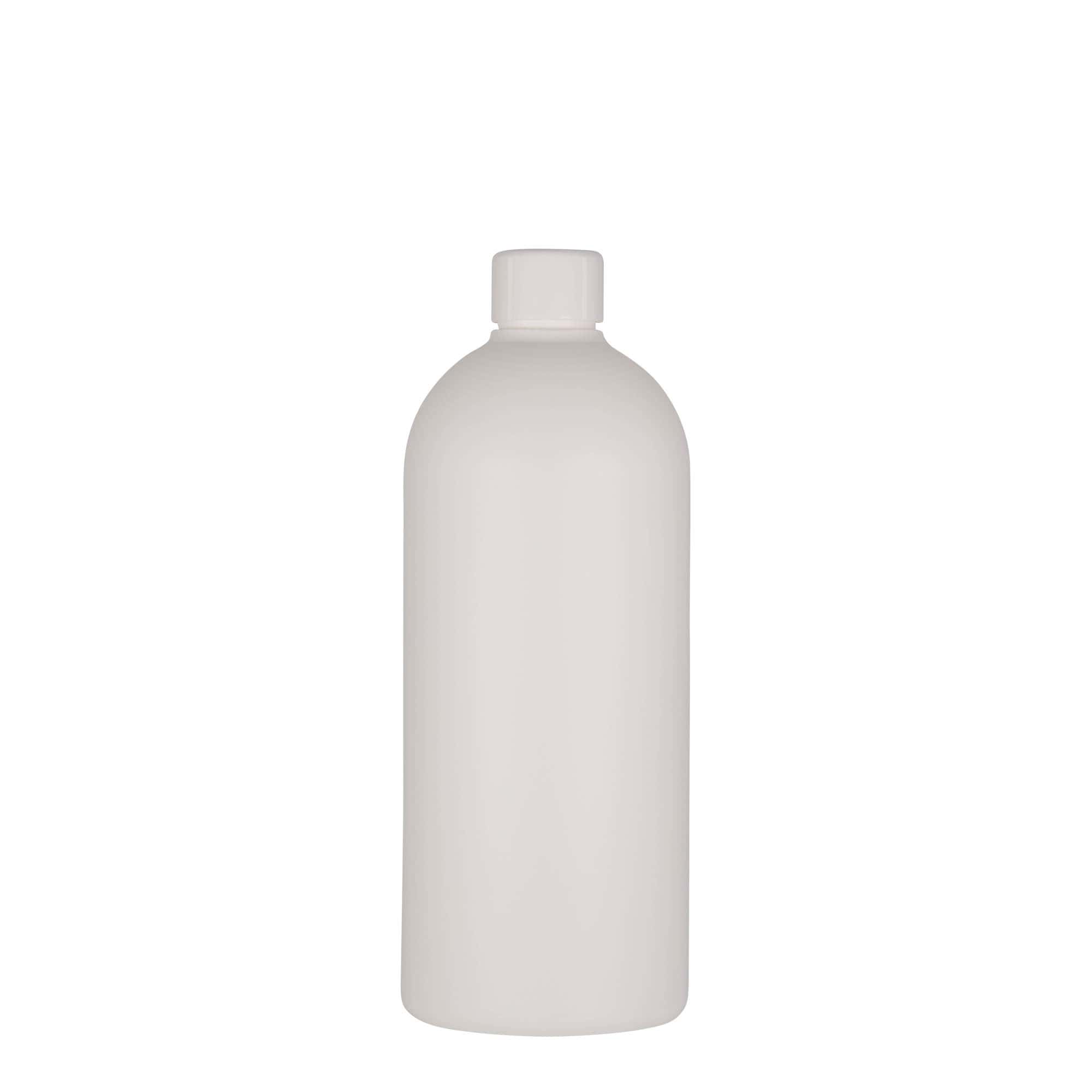 500 ml plastflaske 'Tuffy', HDPE, hvid, åbning: GPI 24/410