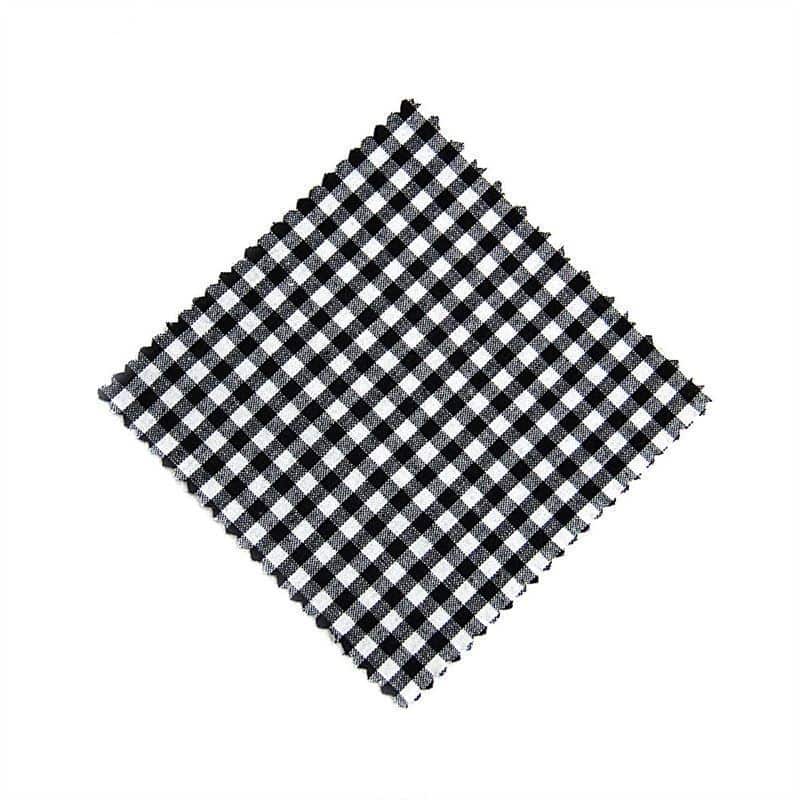 Stofservietter 12x12, kvadratisk, tekstil, sort, åbning: TO38-TO53