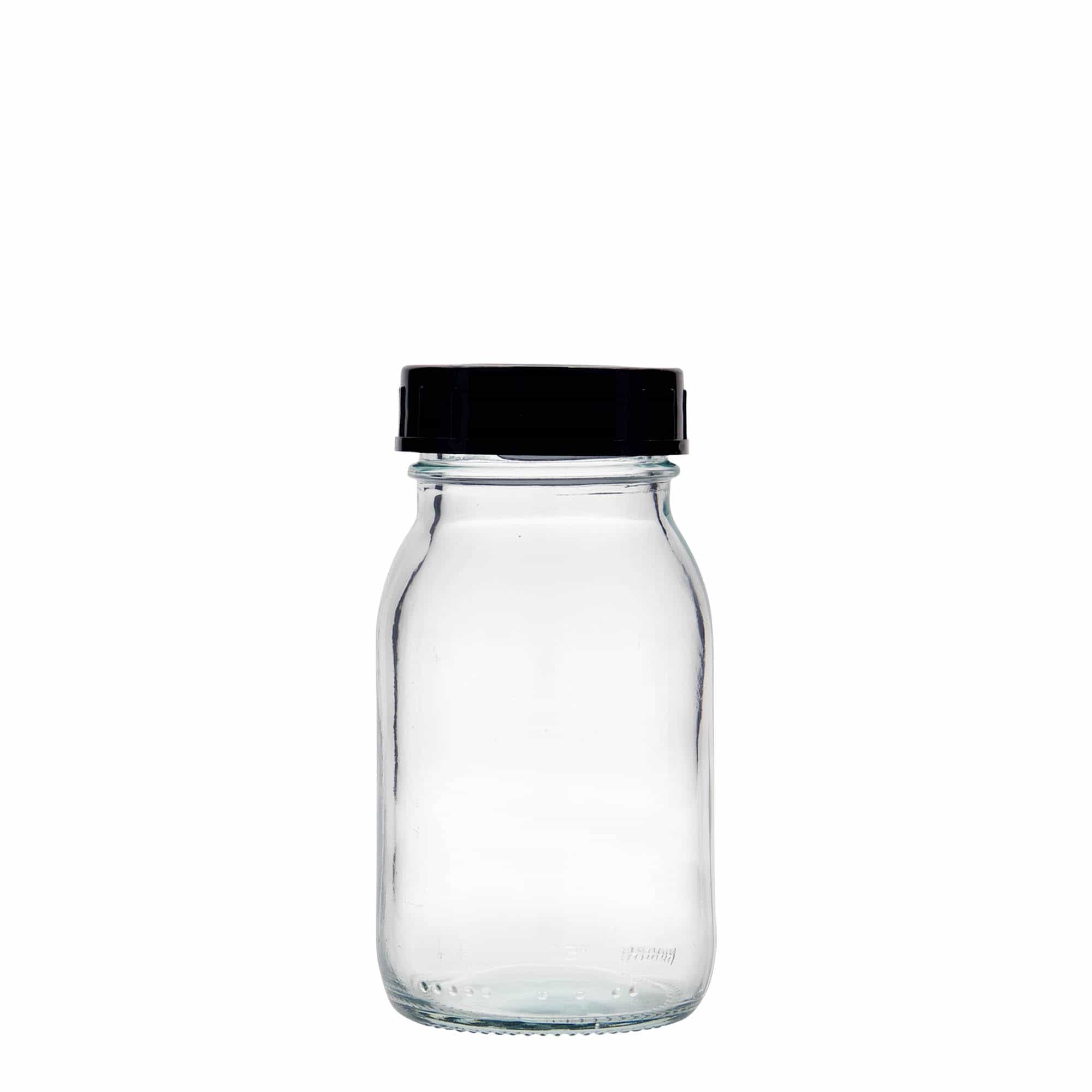 150 ml bredhalset glas, åbning: DIN 45