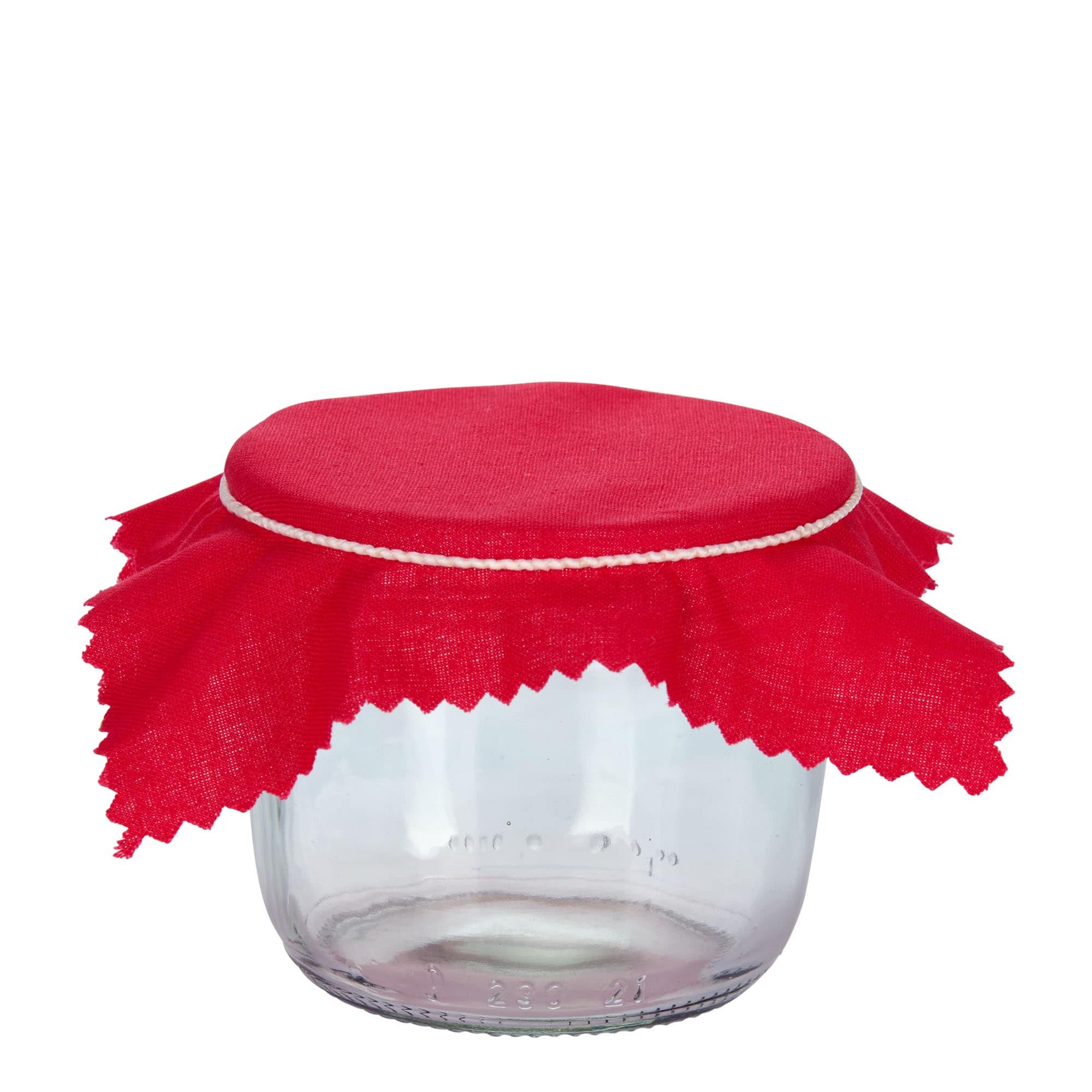 Stofserviet 12x12, kvadratisk, tekstil, rød, åbning: TO38-TO53