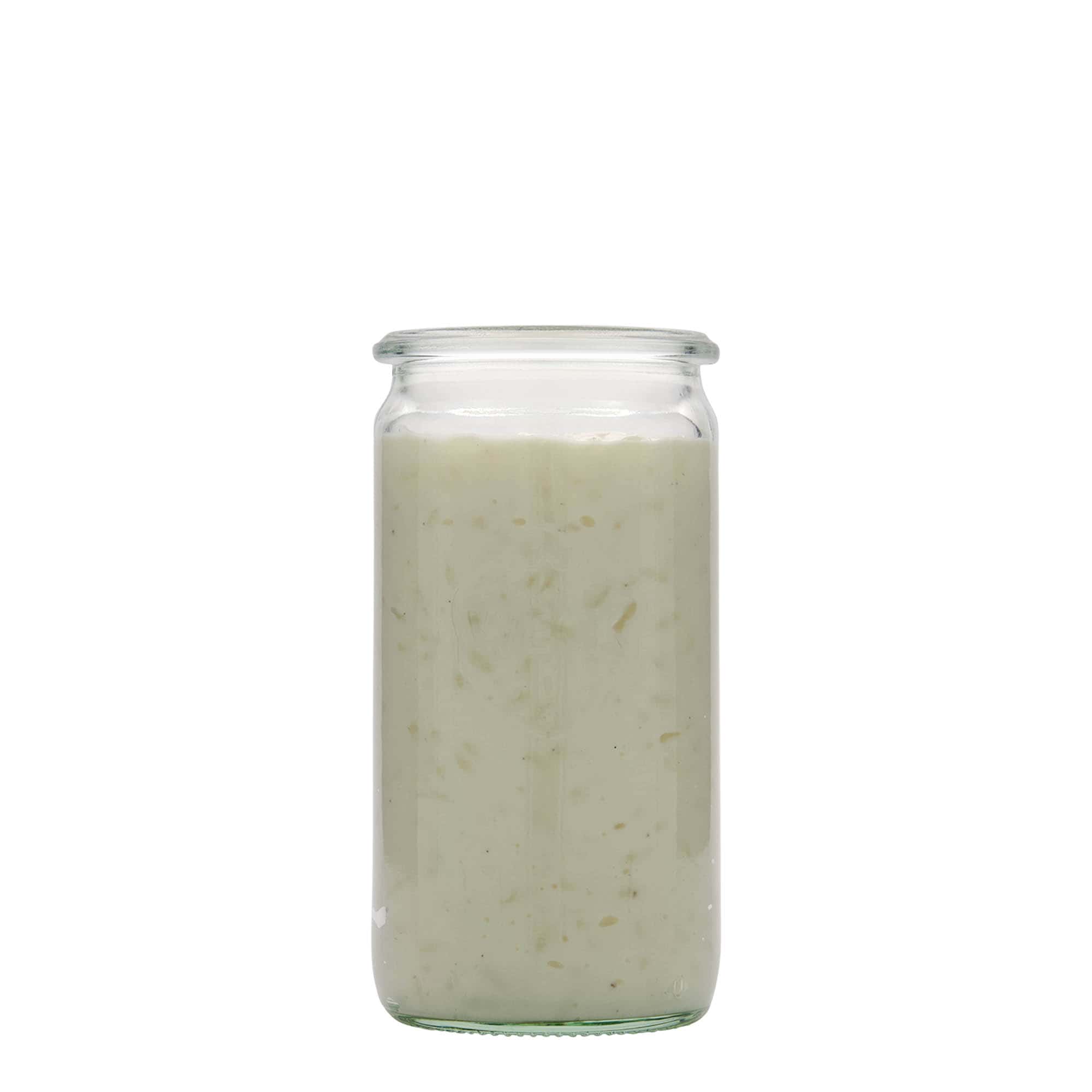 340 ml WECK-cylinderglas, åbning: Rund kant