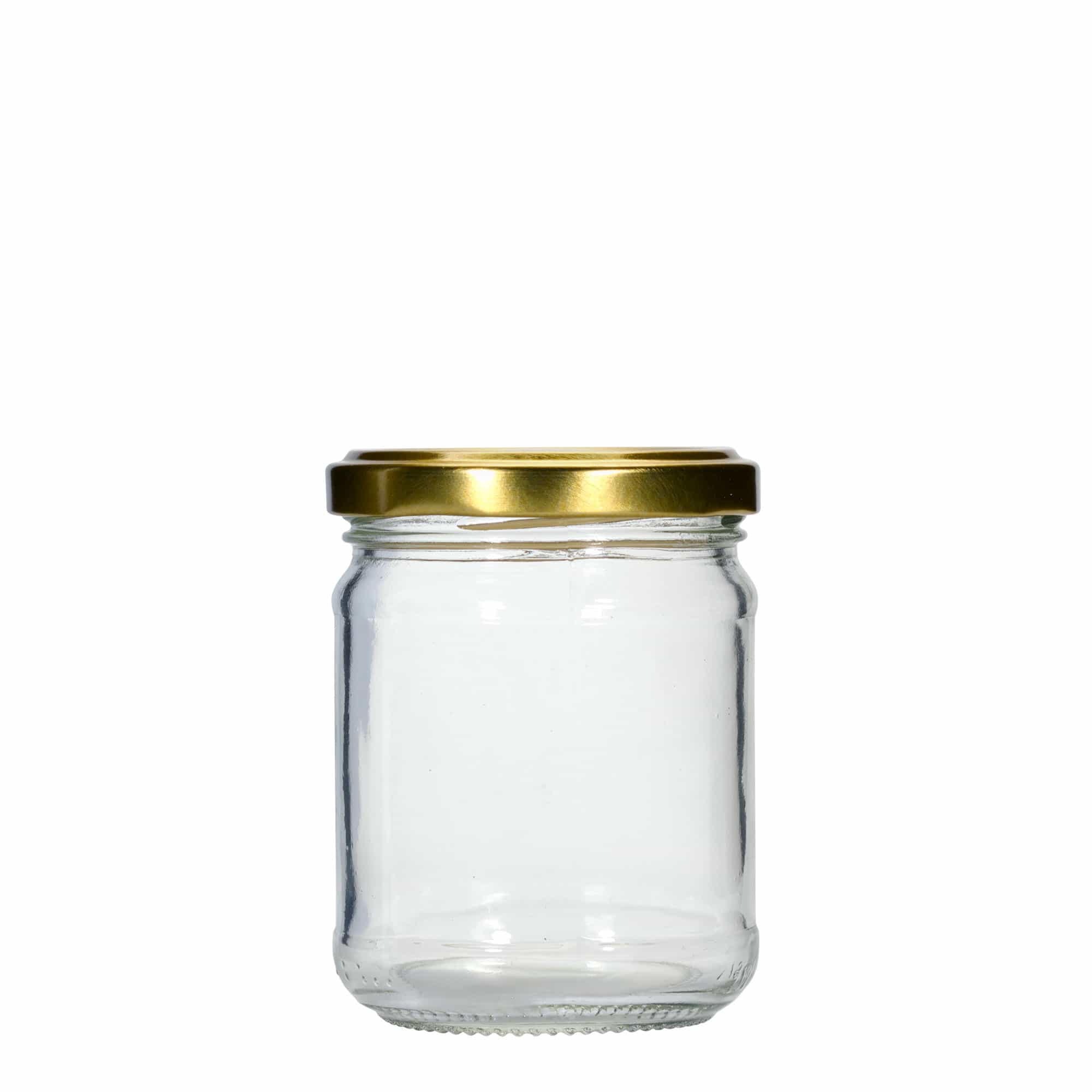 212 ml rundt glas, åbning: Twist-off (TO 63)