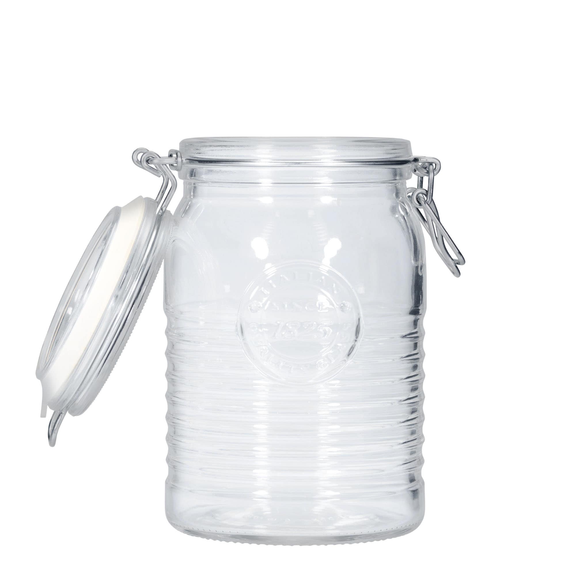 1.000 ml trådspænde glas 'Officina 1825', åbning: trådspændelukning 1.000 ml trådspænde glas 'Officina 1825', åbning: trådspændelukning