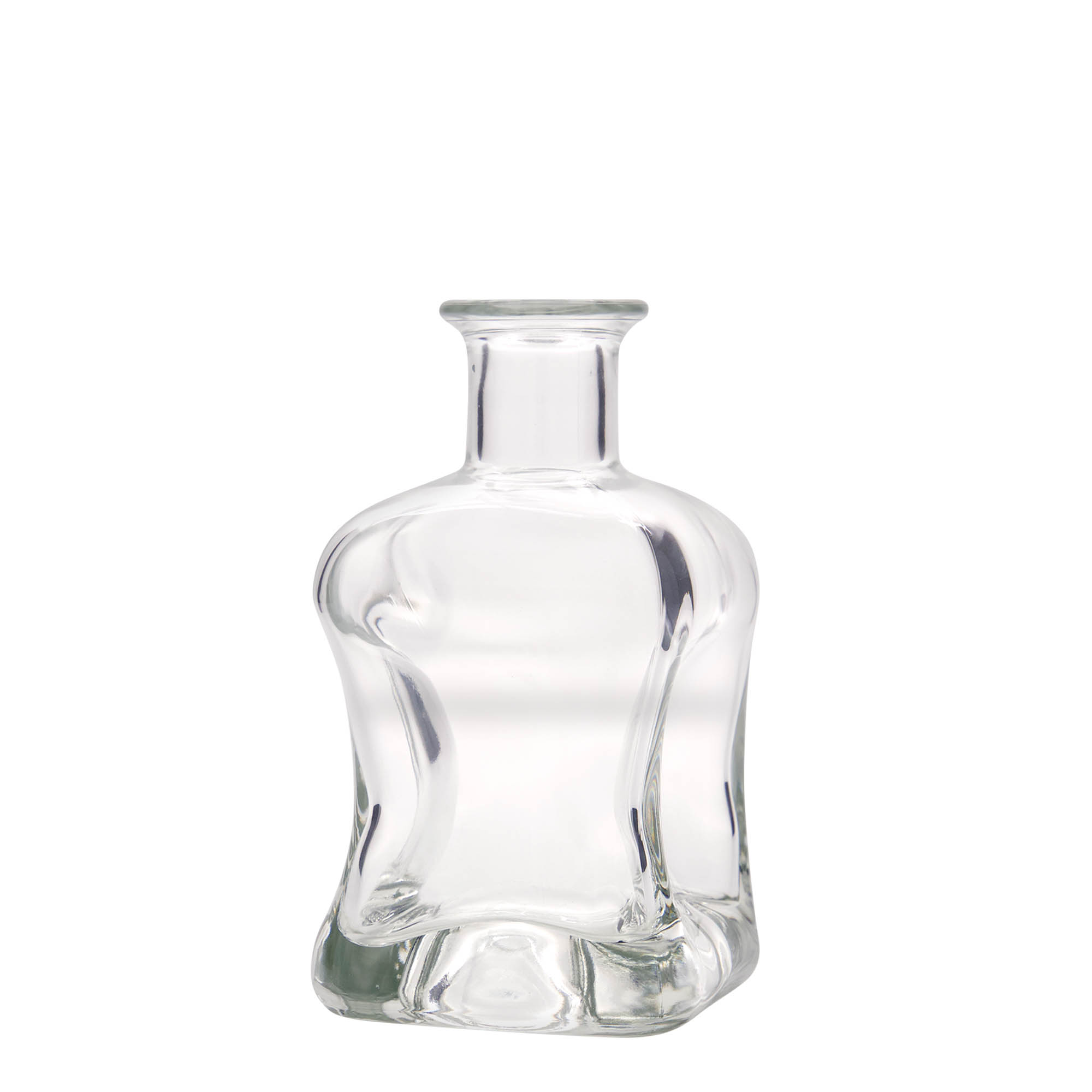 350 ml glasflaske »Dublin«, firkantet, åbning: kork