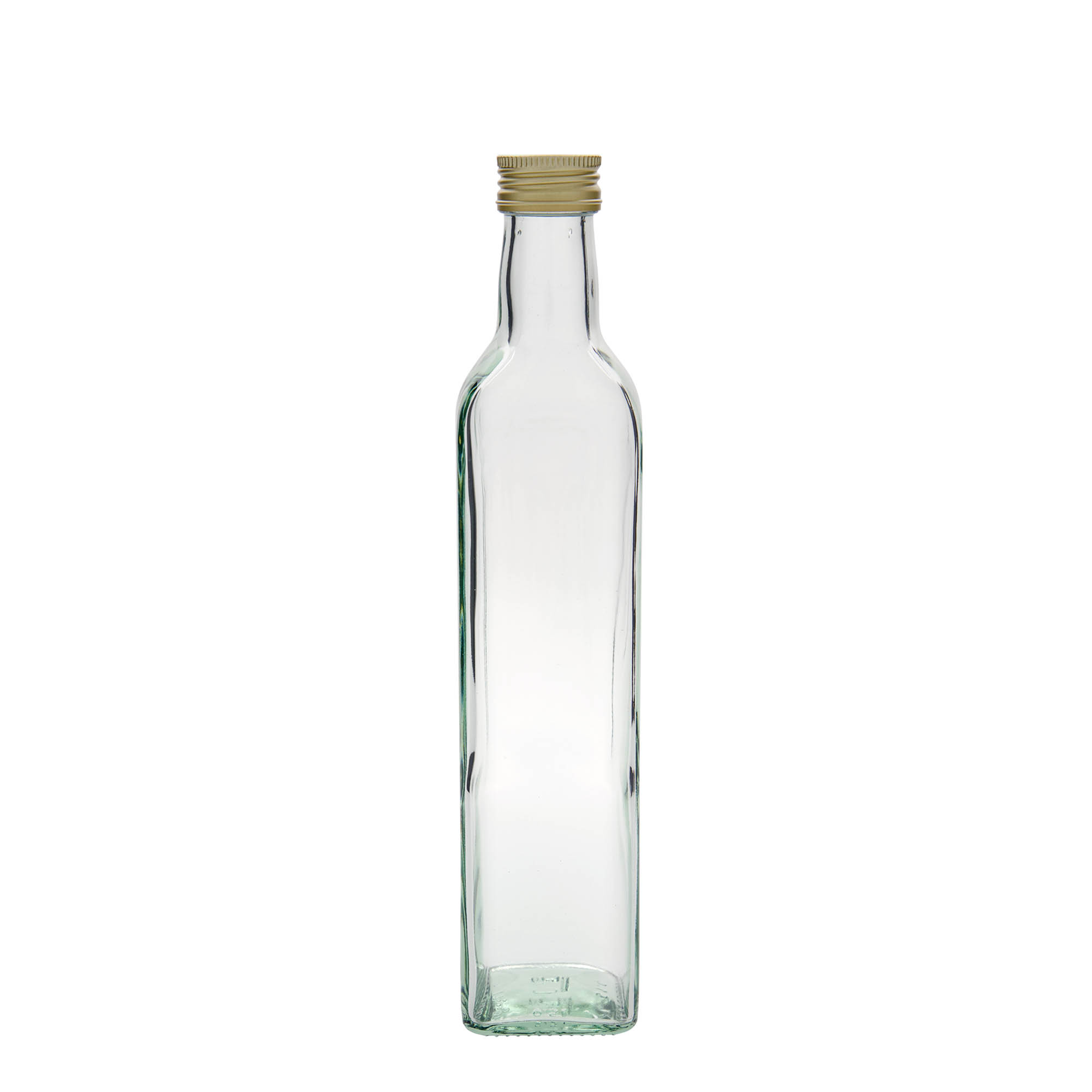 500 ml glasflaske 'Marasca', firkantet, åbning: PP 31,5