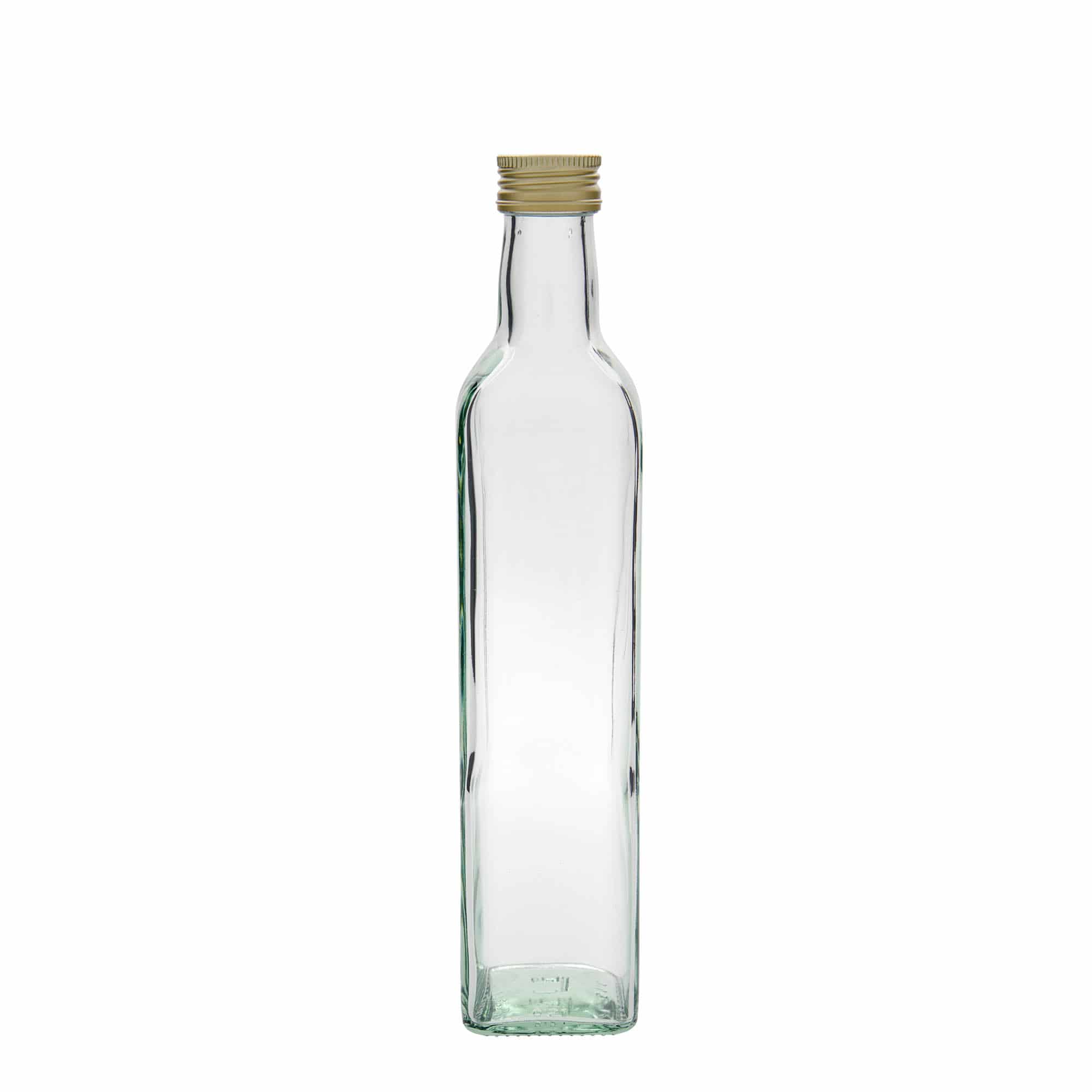500 ml glasflaske 'Marasca', firkantet, åbning: PP 31,5