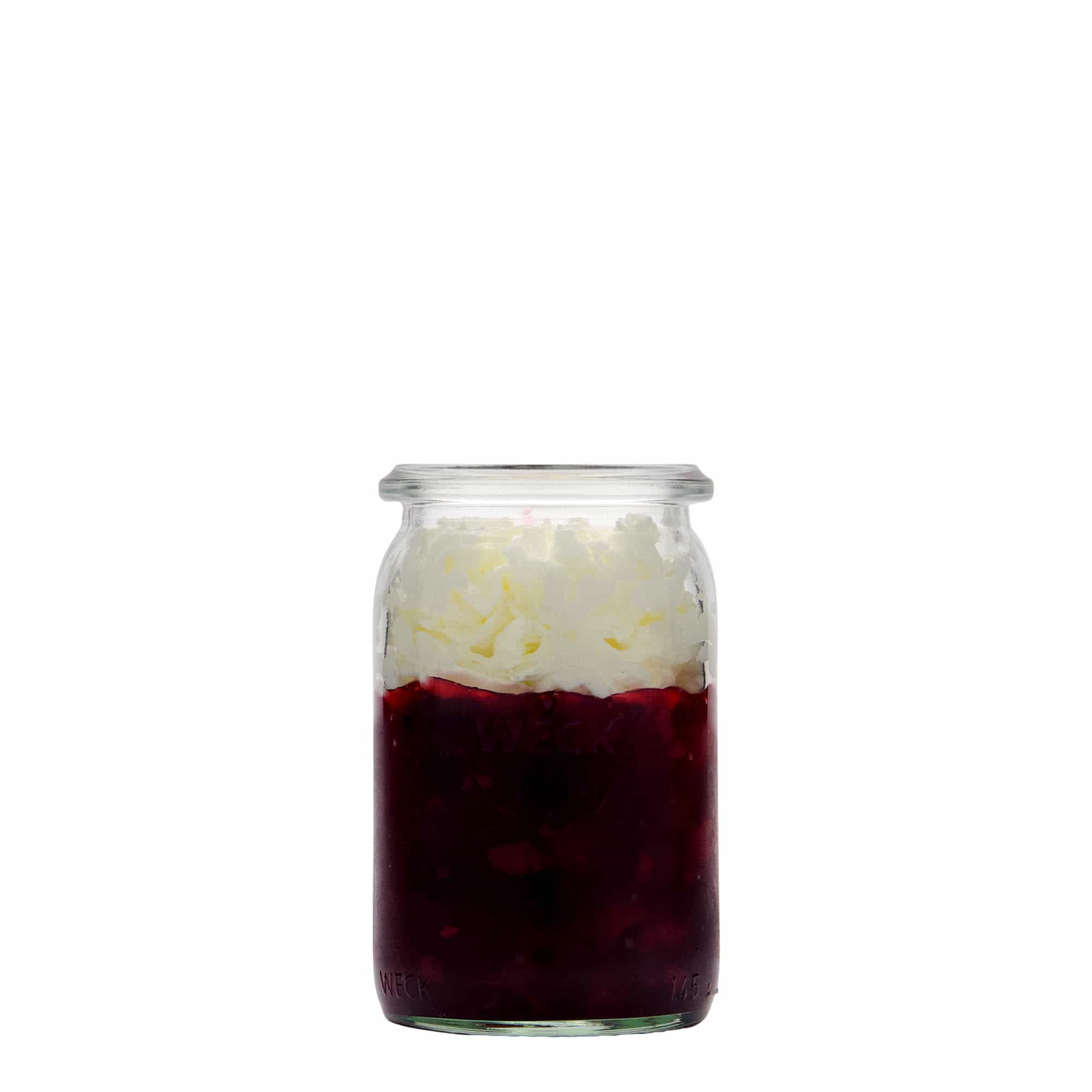 145 ml WECK-cylinderglas, åbning: Rund kant