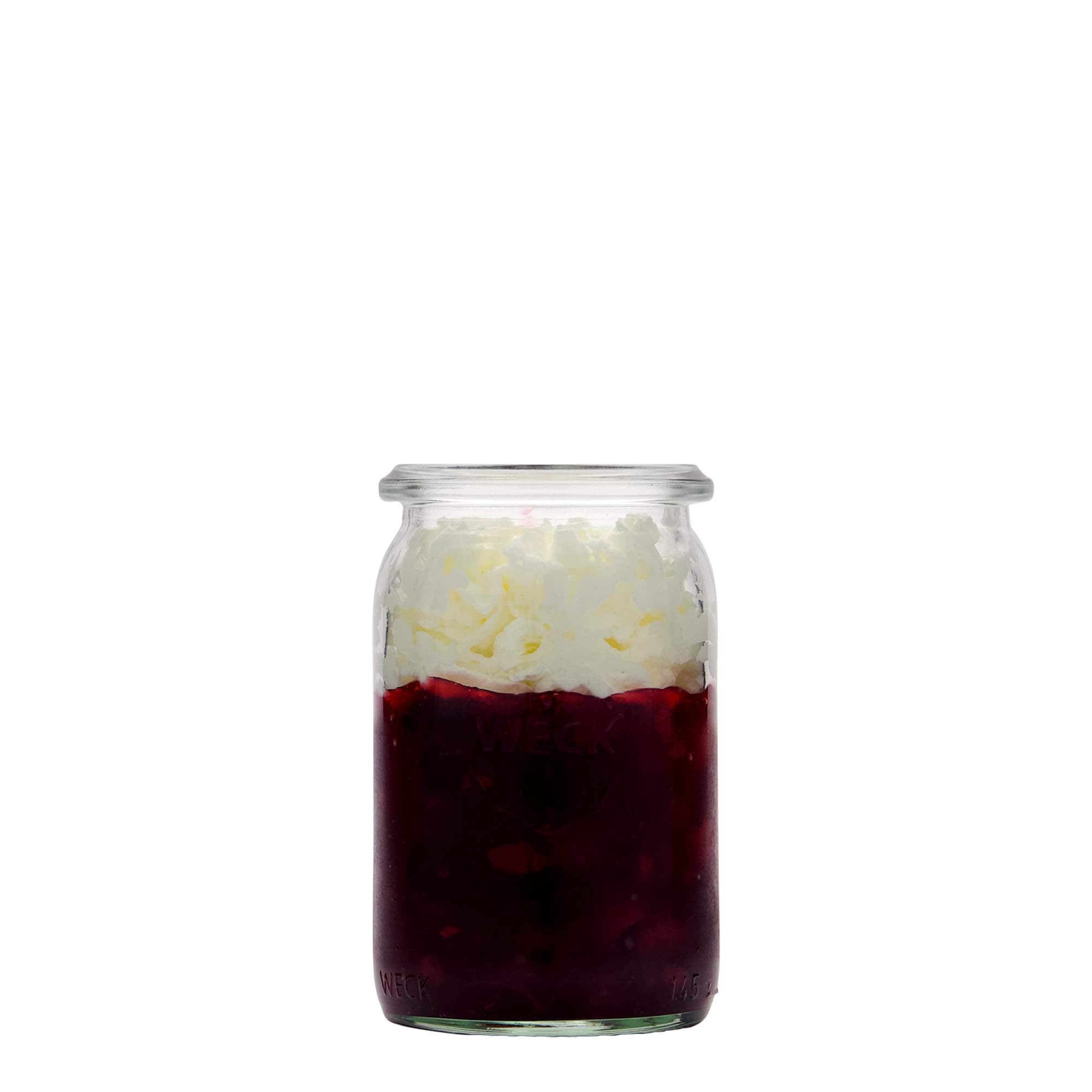 145 ml WECK-cylinderglas, åbning: rund kant