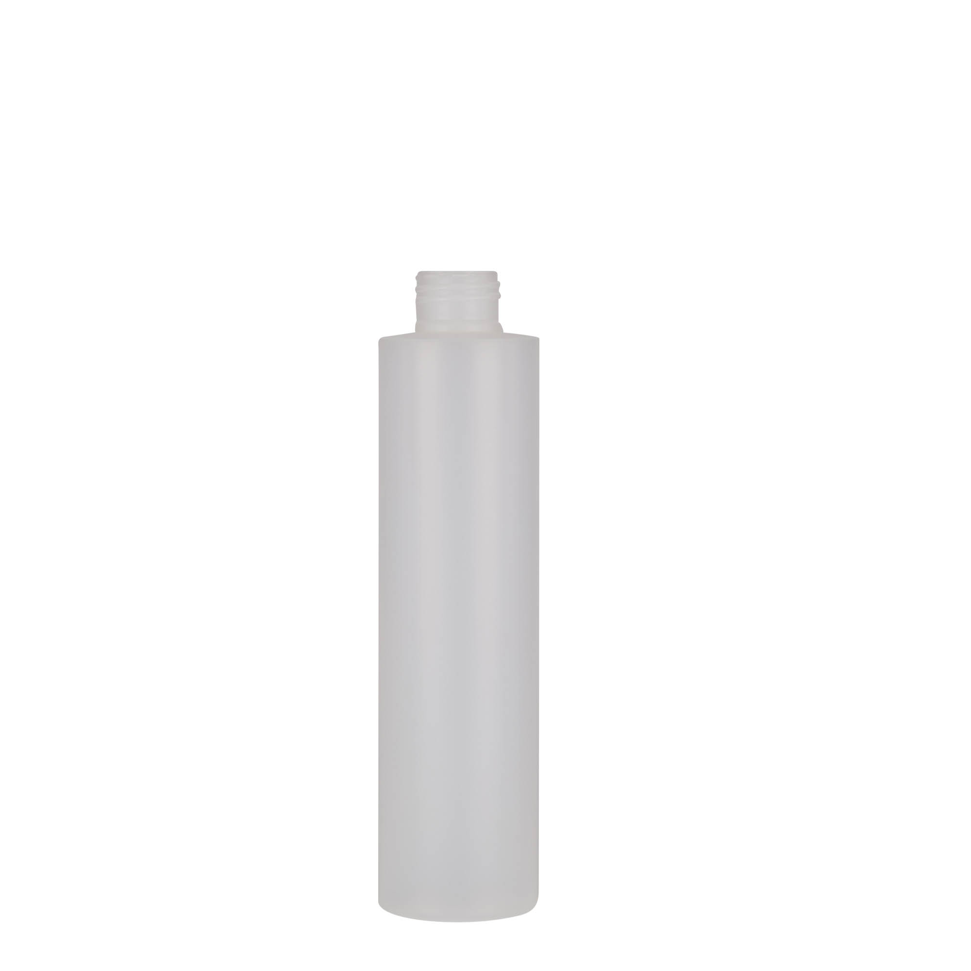 200 ml plastflaske 'Pipe', HDPE, natur, åbning: 24/410 200 ml plastflaske 'Pipe', HDPE, natur, åbning: 24/410