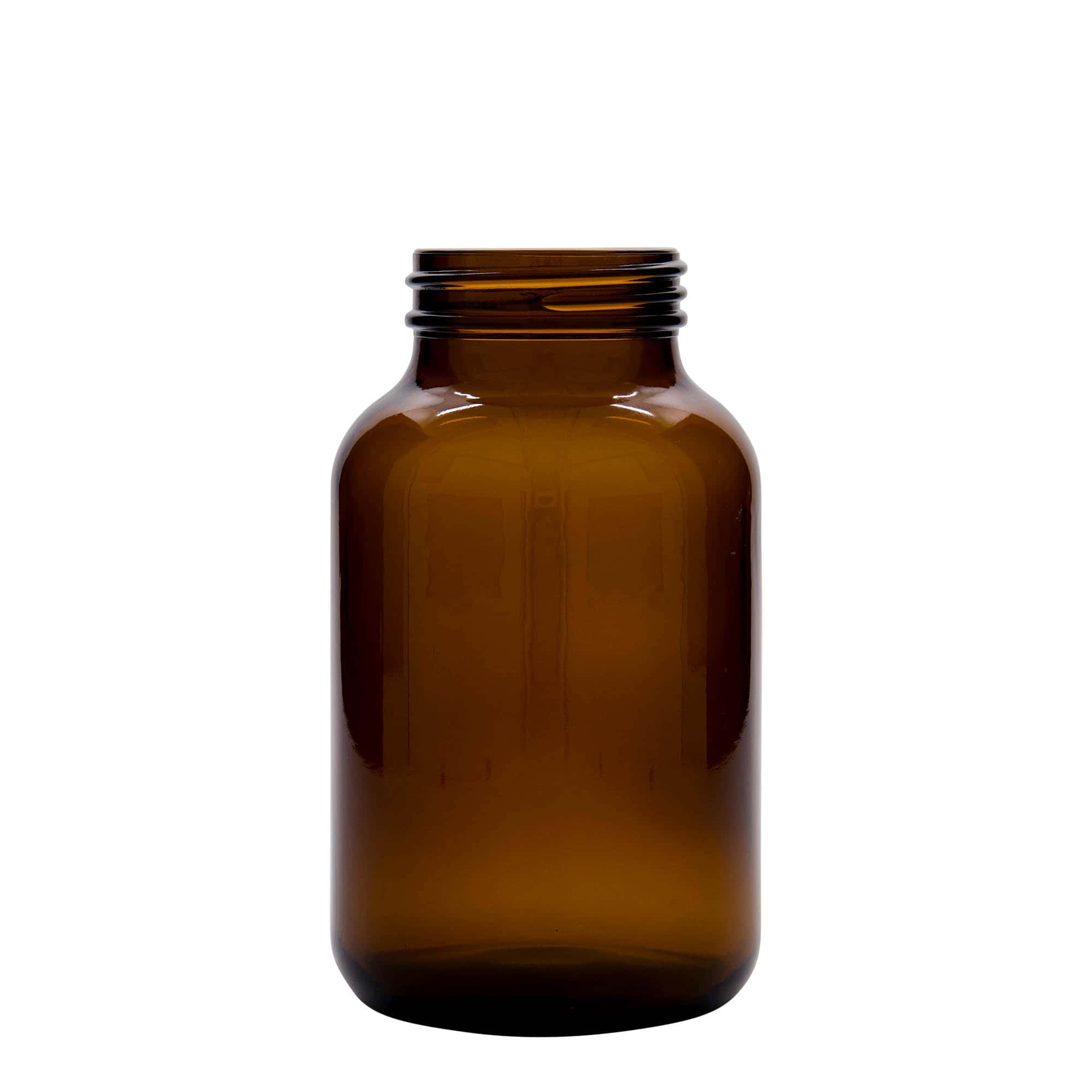 1.000 ml bredhalset glas, brun, åbning: DIN 68 1.000 ml bredhalset glas, brun, åbning: DIN 68