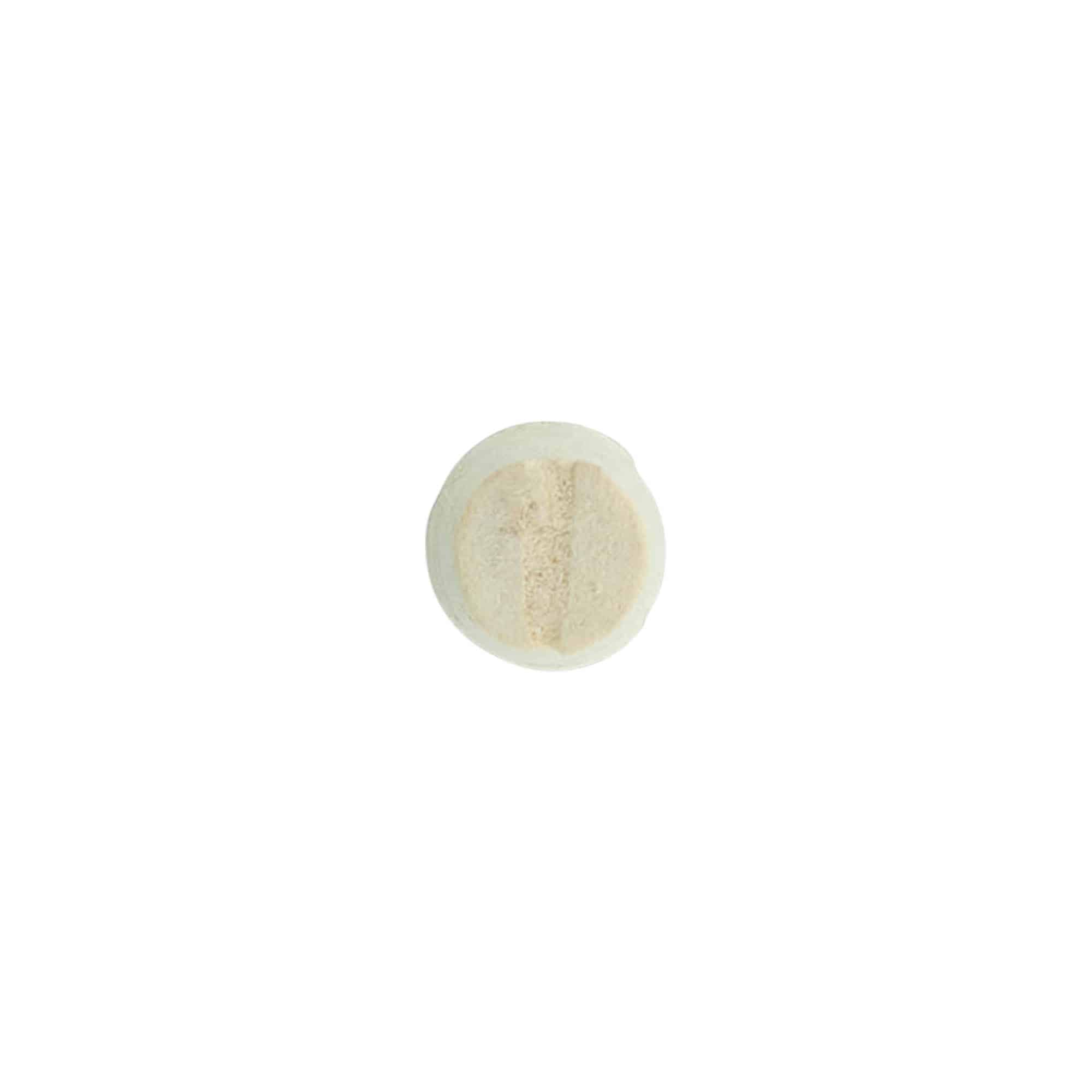 Spidsprop 9-12 x 22, naturprop, blegnet, til munding: kork