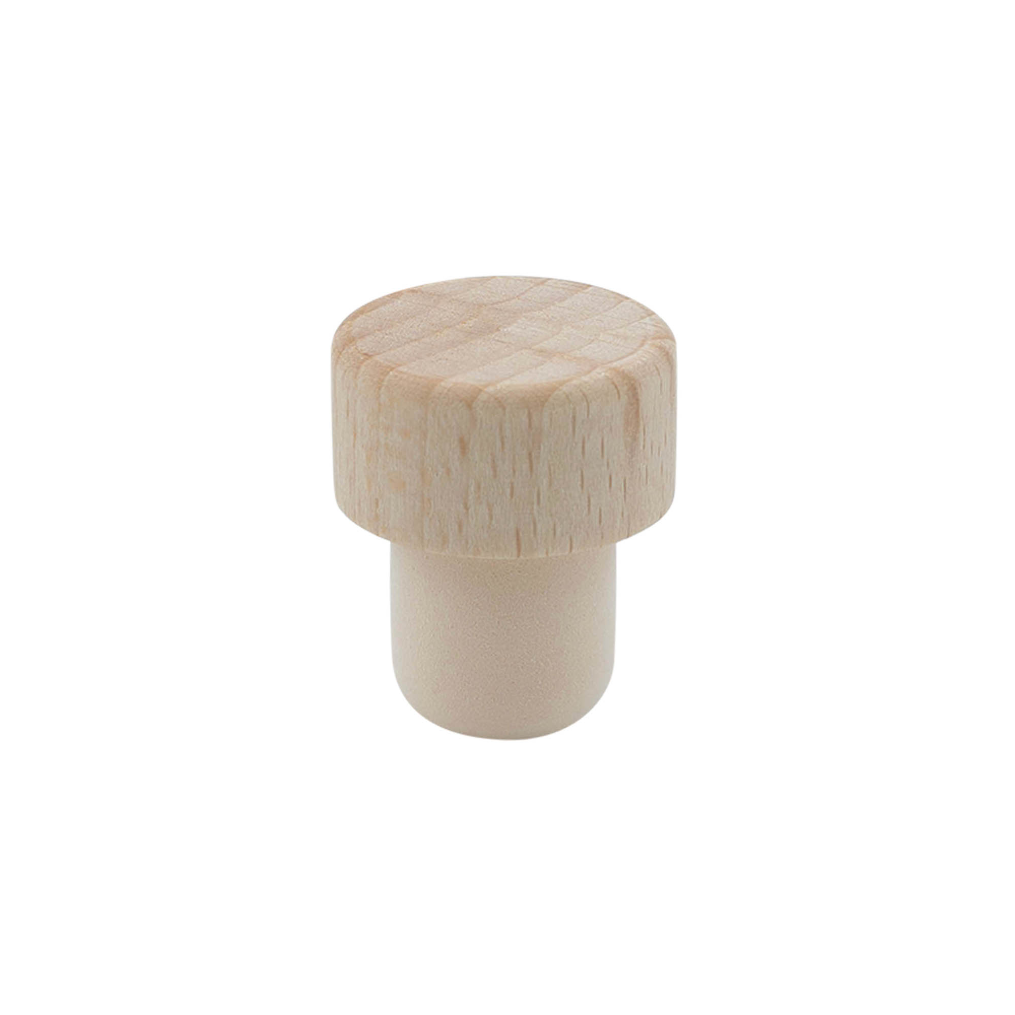 Grebsprop 19 mm, træ/plast, til munding: prop Grebsprop 19 mm, træ/plast, til munding: prop