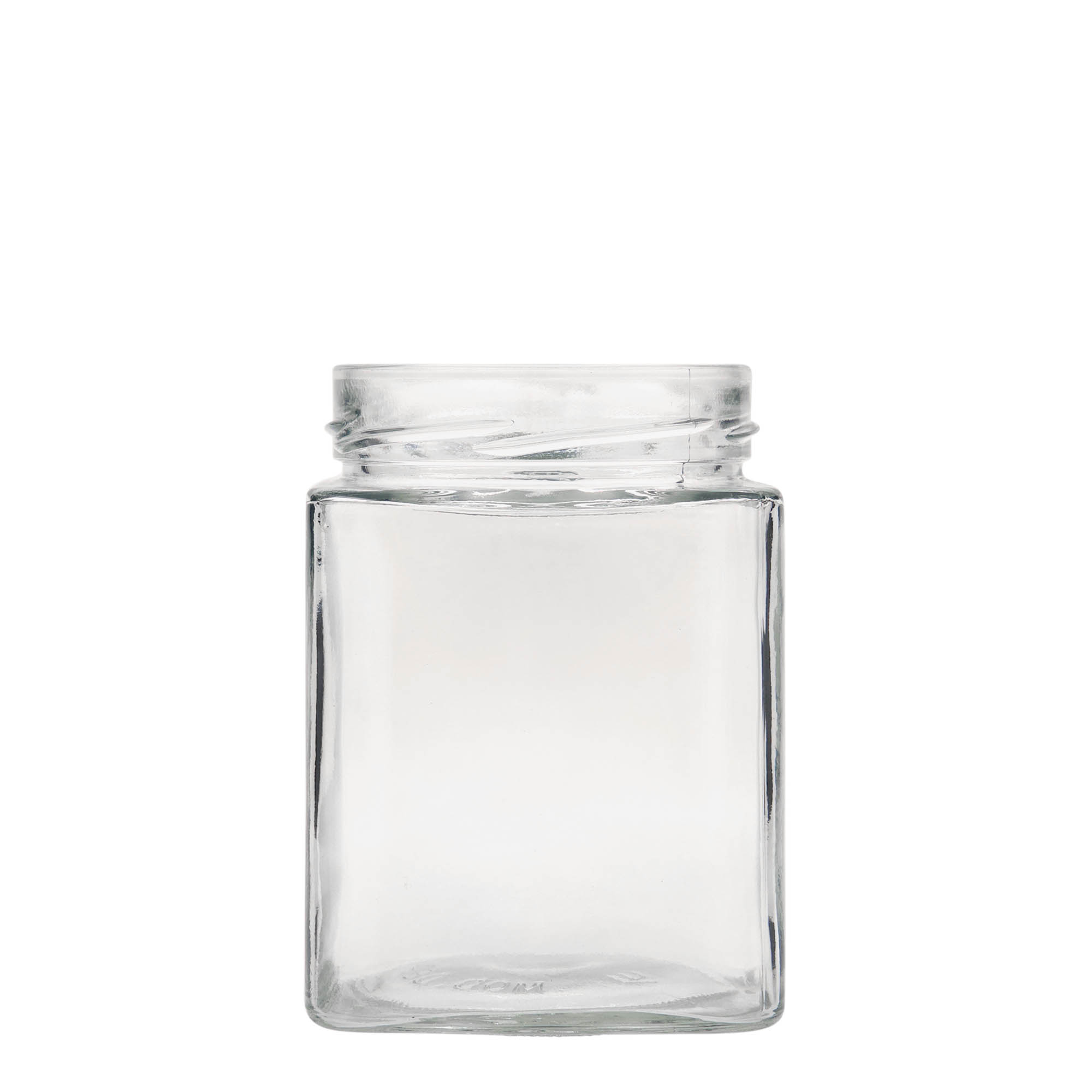580 ml firkantet glas »Ikarus«, åbning: Deep-Twist-off (DTO 82)