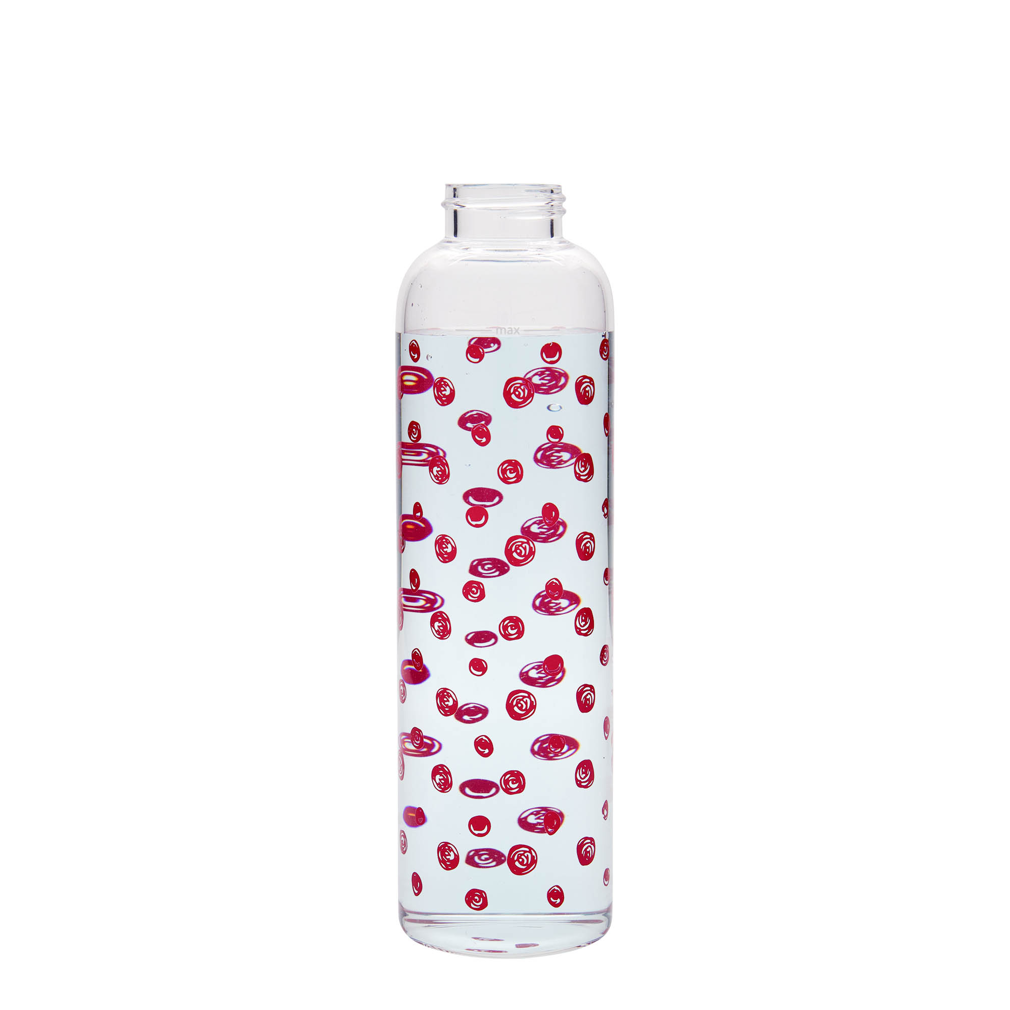500 ml drikkeflaske 'Perseus', motiv: Røde prikker, åbning: Skruelåg