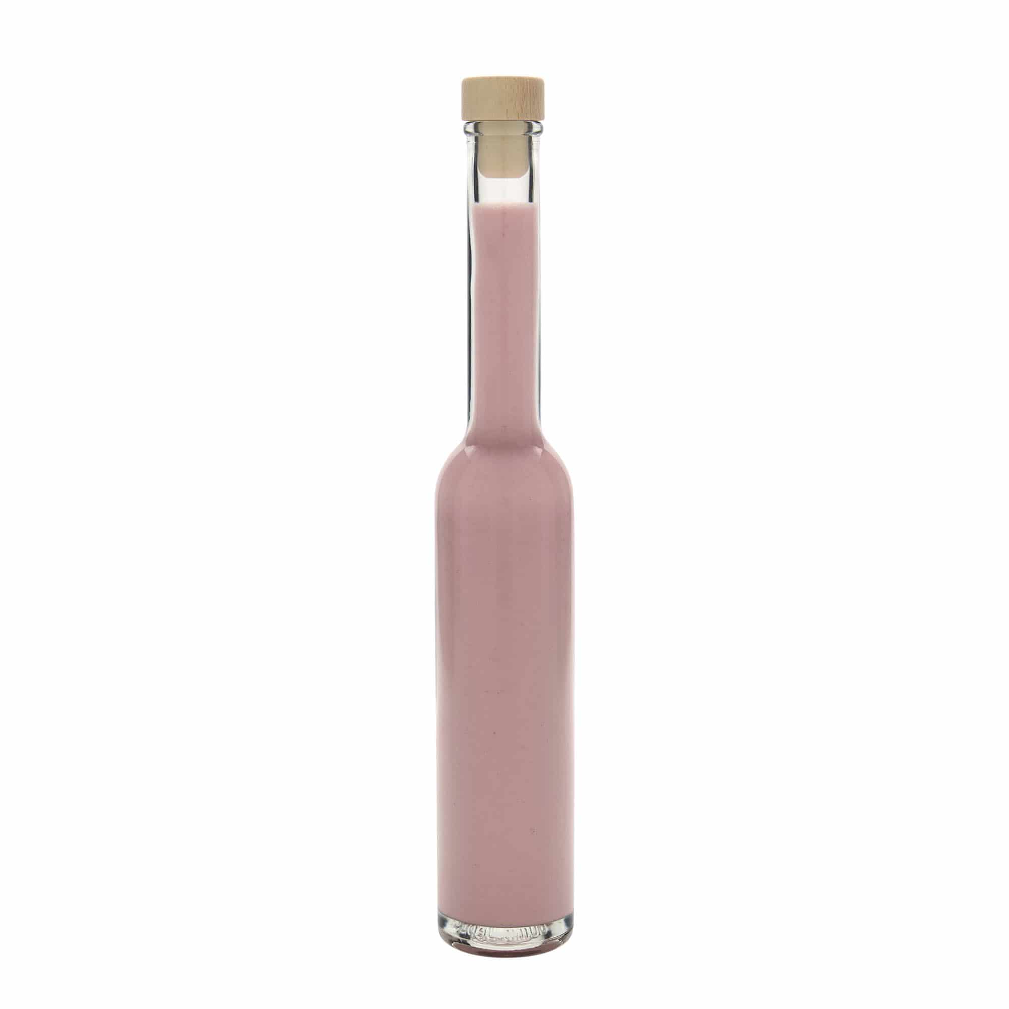 200 ml glasflaske 'Platina', åbning: kork