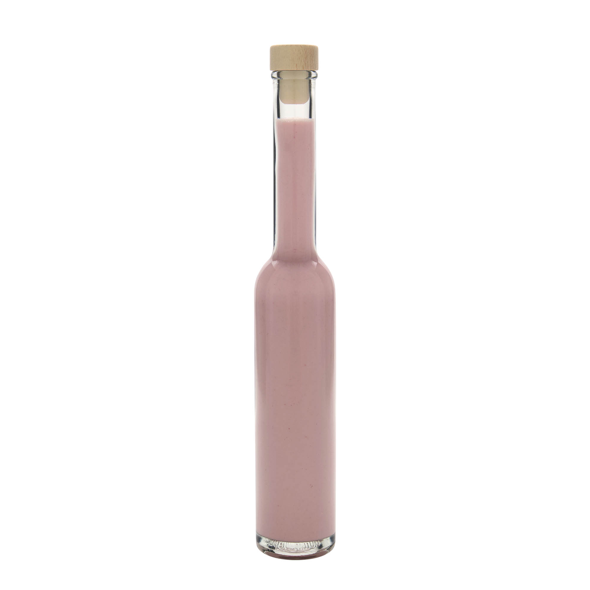 200 ml glasflaske 'Platina', åbning: kork