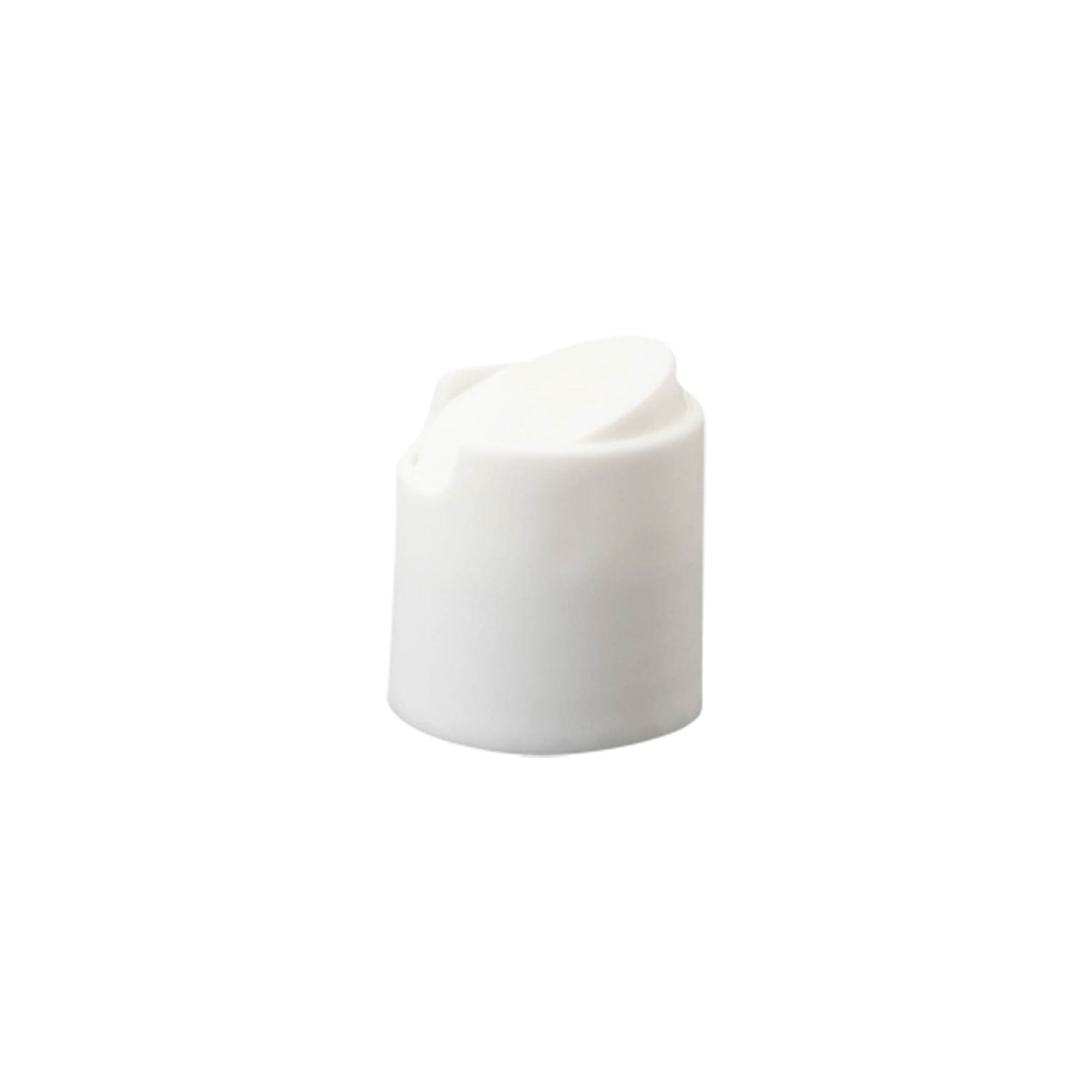 Skruelåg Disc Top, PP-plast, hvid, til åbning: 24/410 Skruelåg Disc Top, PP-plast, hvid, til åbning: 24/410