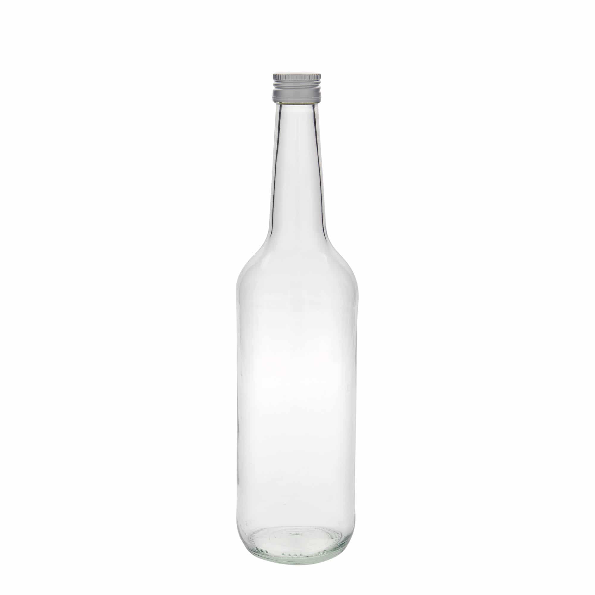 700 ml glasflaske, lige hals, åbning: PP 28