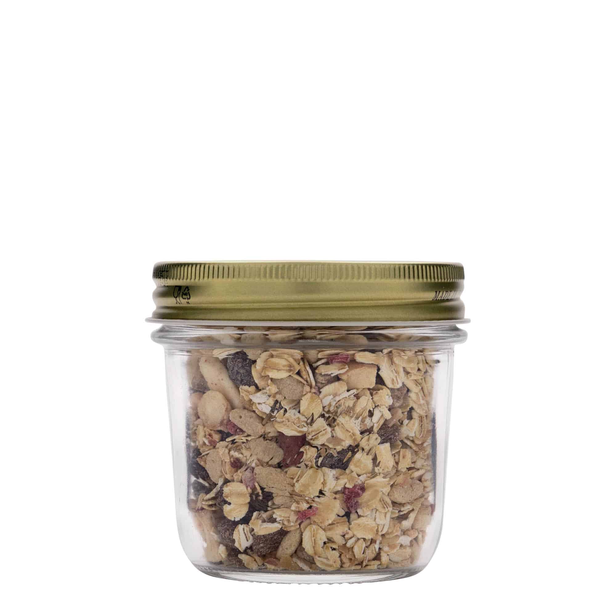 200 ml cylindrisk sylteglas 'Quattro Stagioni Terrina', åbning: Skruelåg