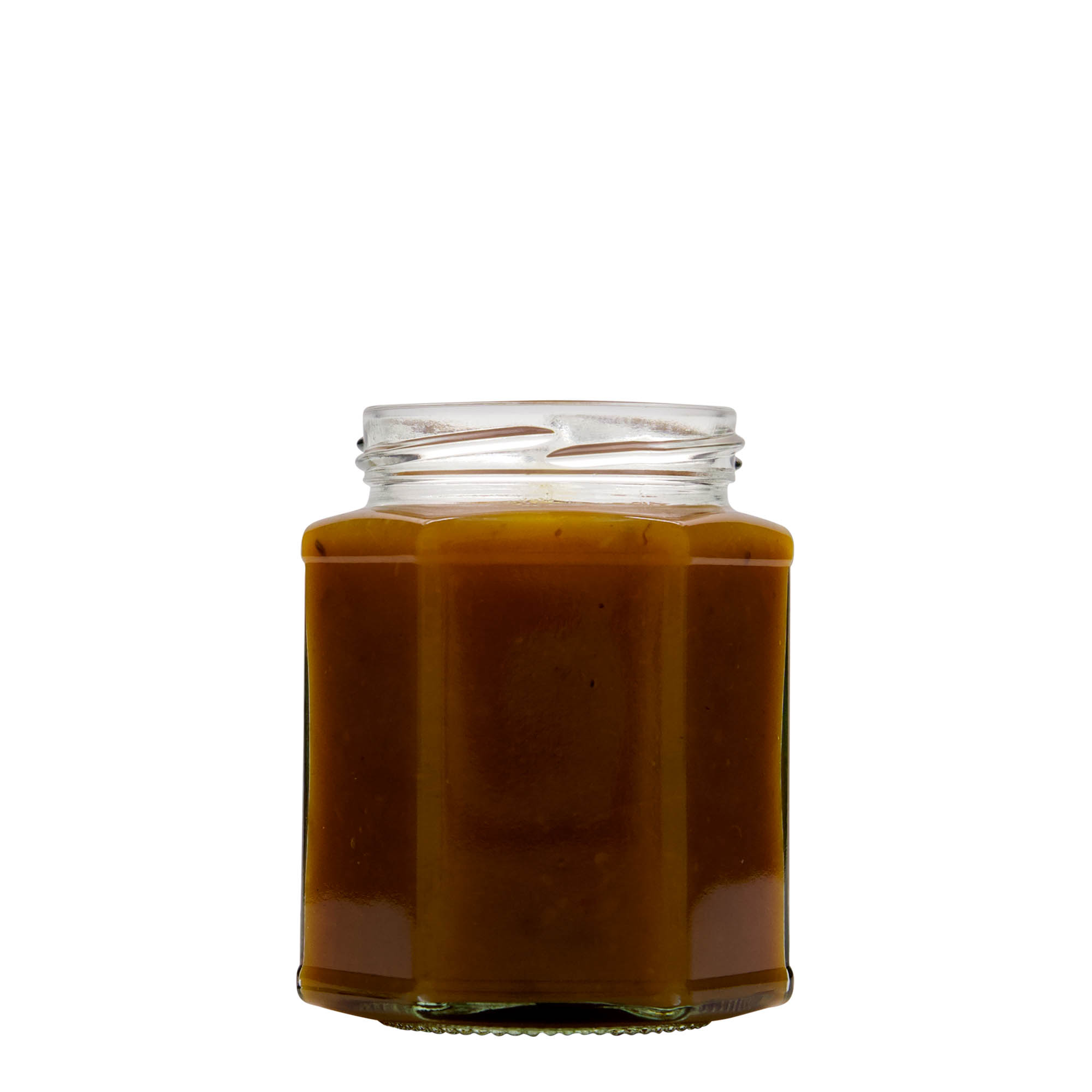 324 ml sekskantet glas, åbning: Twist-Off (TO 66) 324 ml sekskantet glas, åbning: Twist-Off (TO 66)