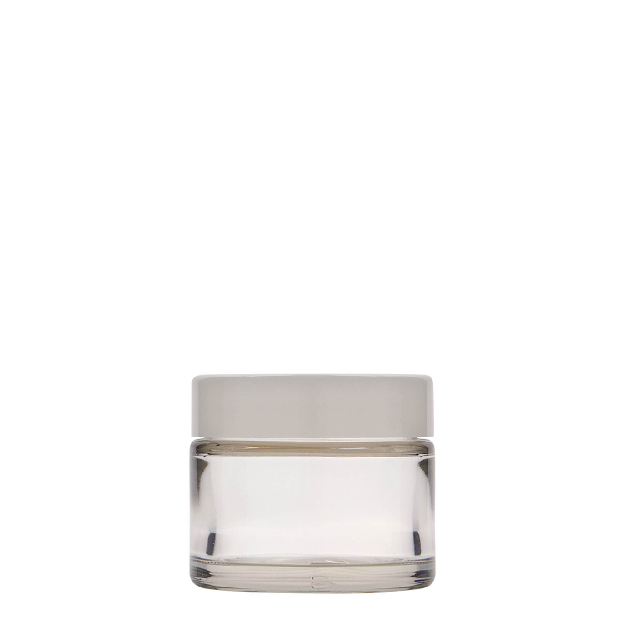 50 ml krukke 'Beauty', glas, åbning: skruelåg
