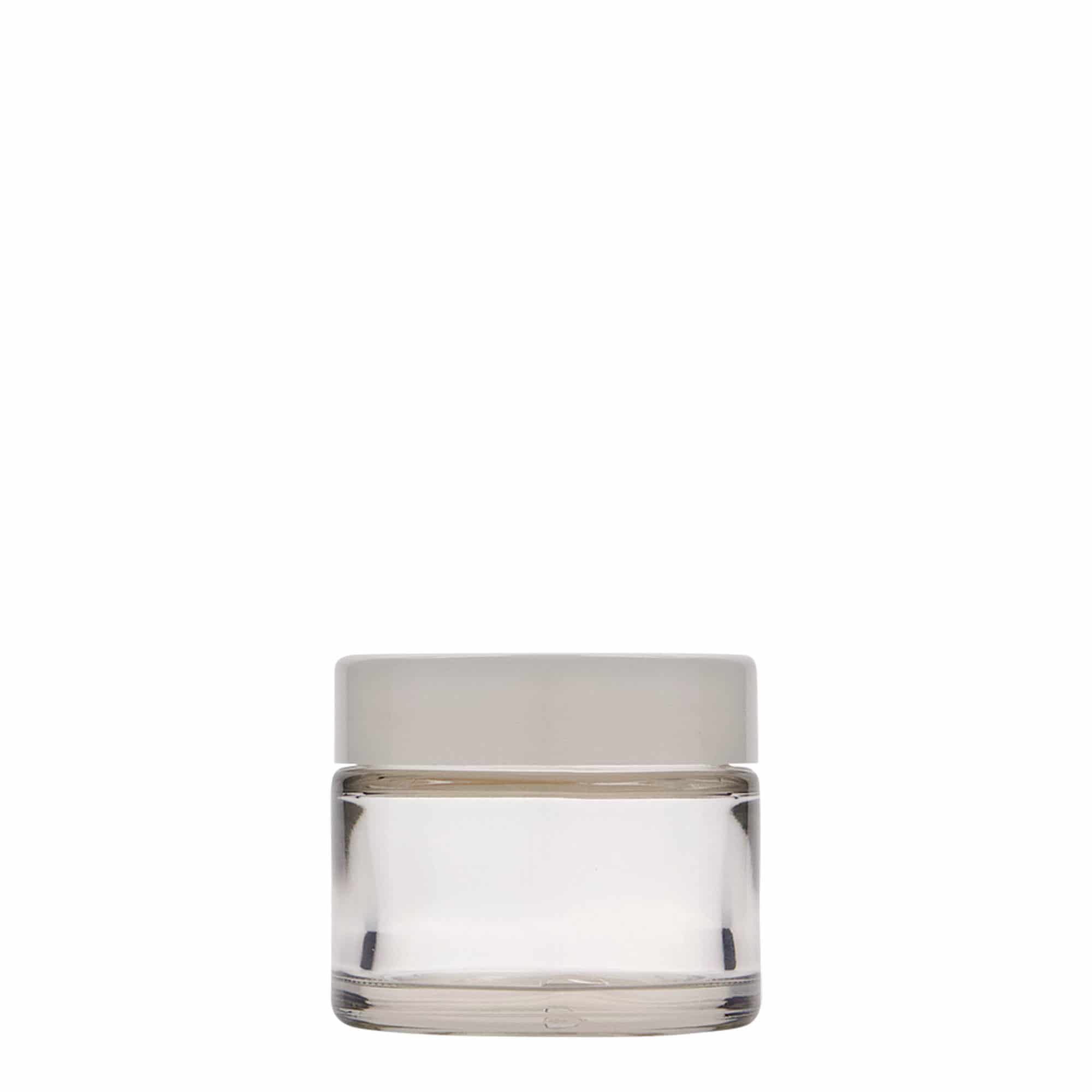 50 ml krukke 'Beauty', glas, åbning: skruelåg