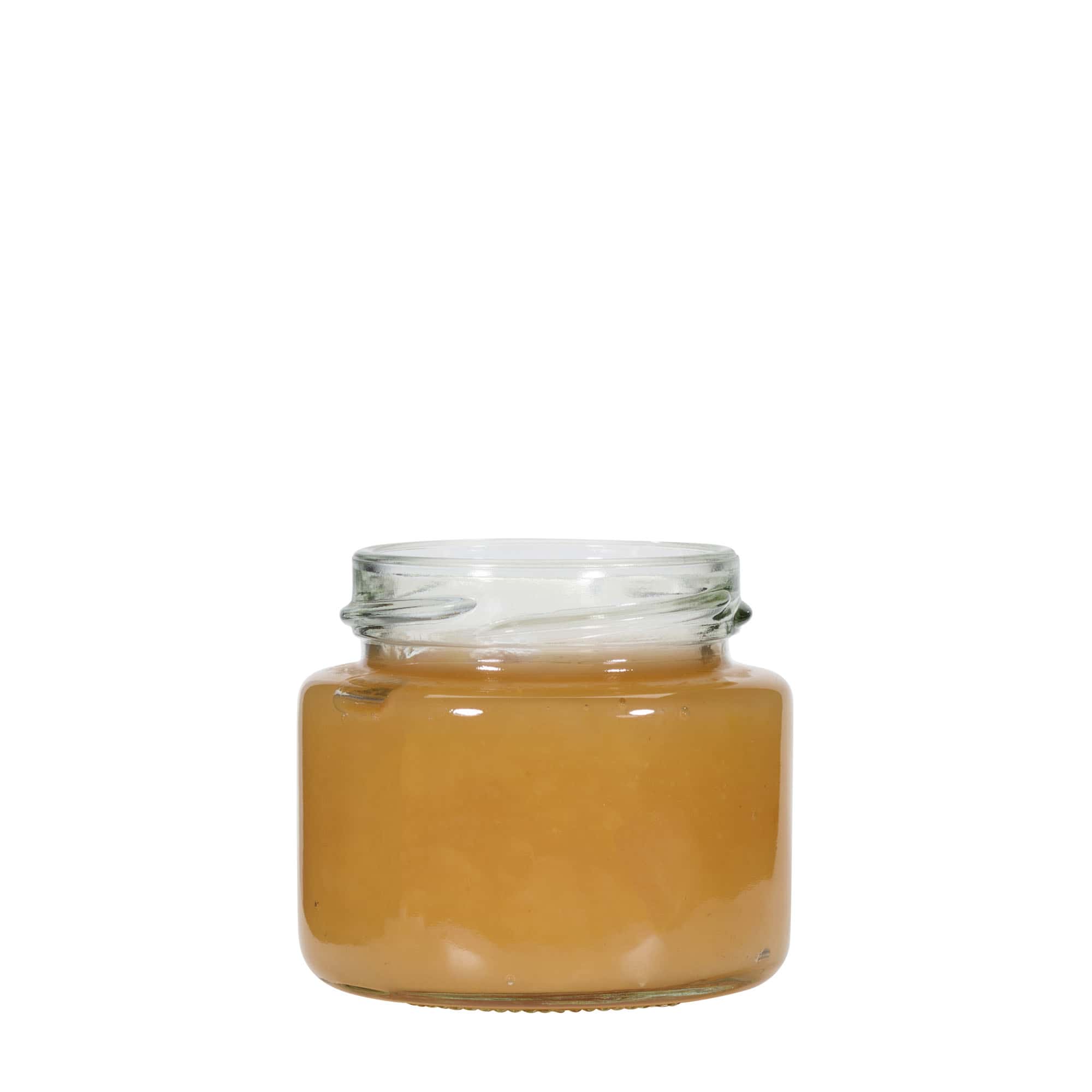 110 ml rundt glas, åbning: Twist-Off (TO 53)